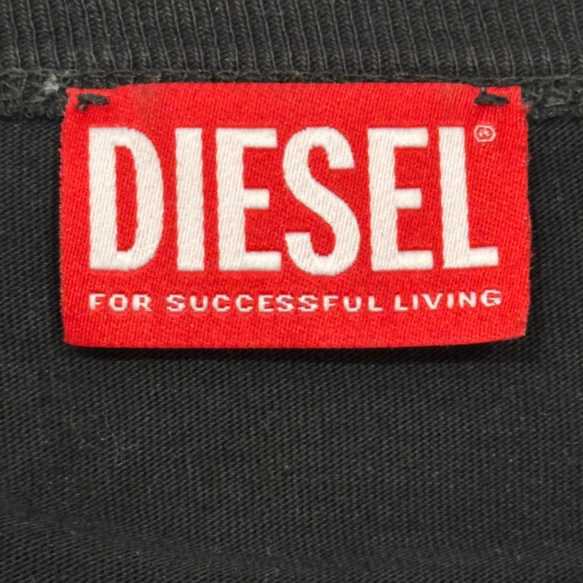 DIESEL(ディーゼル) T-ADJUST-OD T-SHIRT D ロゴ Tシャツ S ブラック