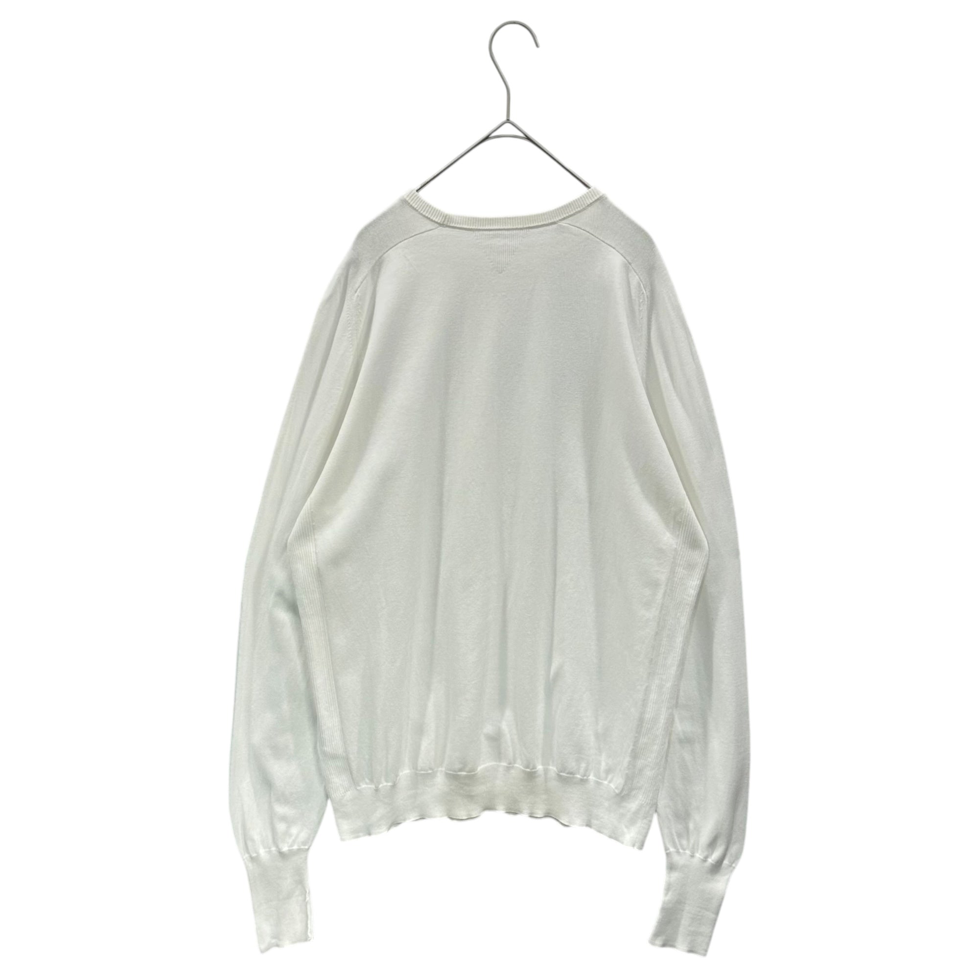 THE CONVENI(ザコンビニ) Fragment High-Gauge Cotton Knit ハイケージ コットン ニット PUM-19100-C L ホワイト