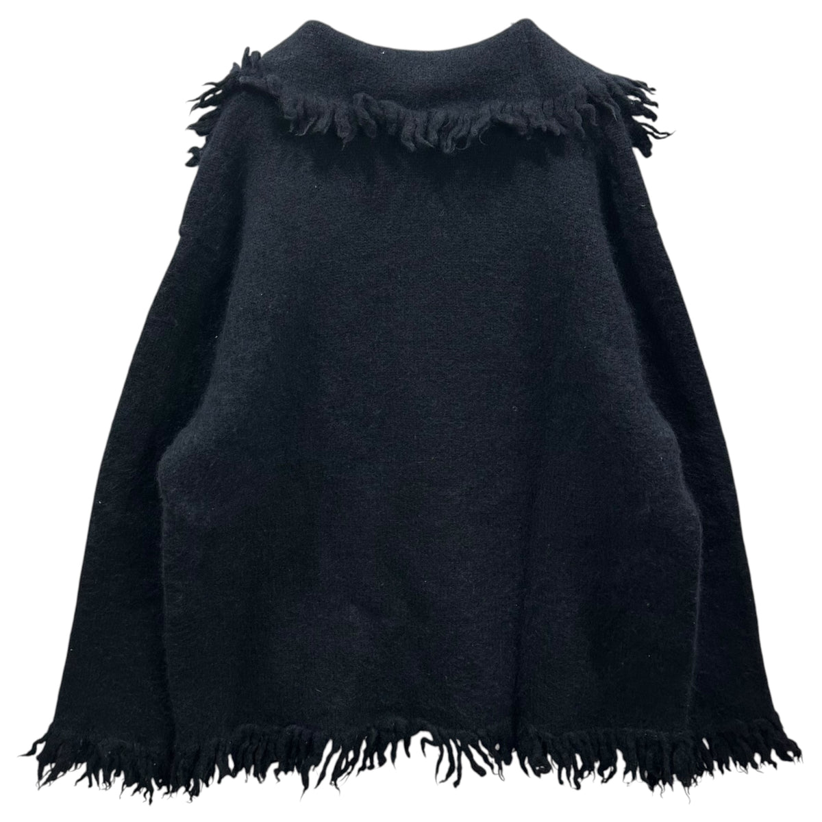 tricot COMME des GARCONS(トリココムデギャルソン) 1992AW Fringe Pullover Wool Knit フリンジ プルオーバー ウール ニット TN-080030 FREE ネイビー AD1992 90s アーカイブ モヘア