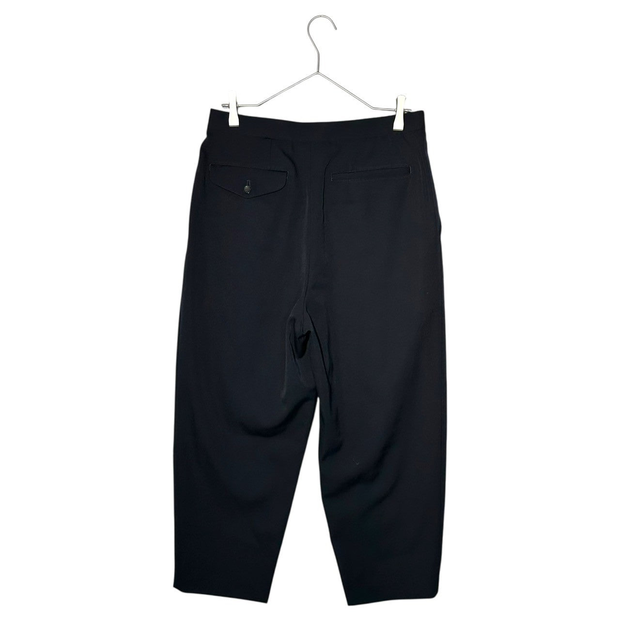 COMME des GARCONS COMME des GARCONS(コムデギャルソンコムデギャルソン) 16SS 3-Tuck Wool Gabardine Tapered Slacks 3タック ウールギャバジン テーパード スラックス NQ-P002 M ネイビー AD2015