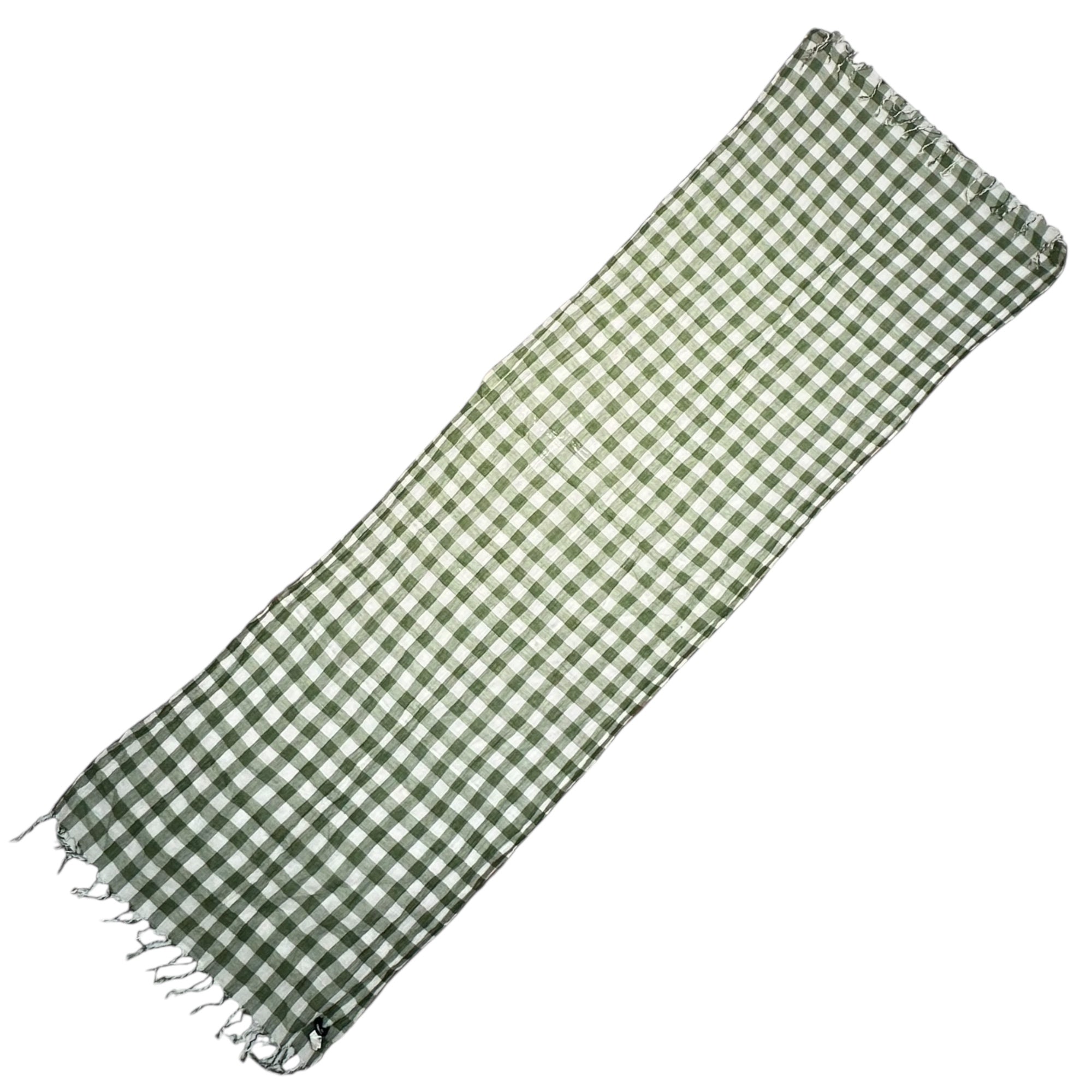 tricot COMME des GARCONS(トリココムデギャルソン) Check Stole チェック ストール グリーン