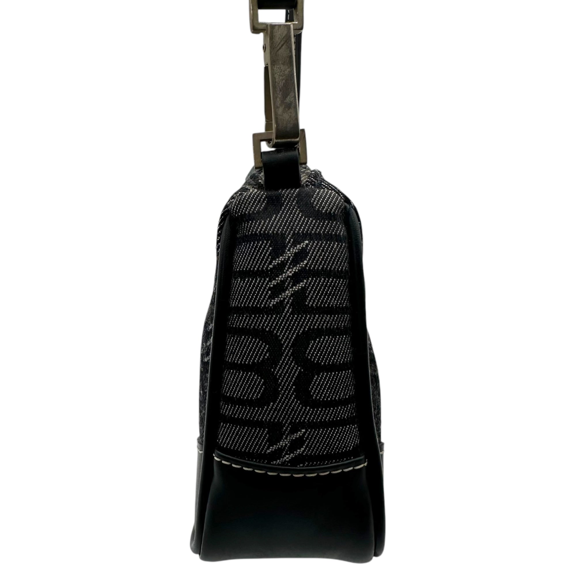 BALENCIAGA(バレンシアガ) BB Monogram Accessory Pouch BB モノグラム アクセサリー ポーチ ネイビー ワンショルダー ハンド ミニ オールド