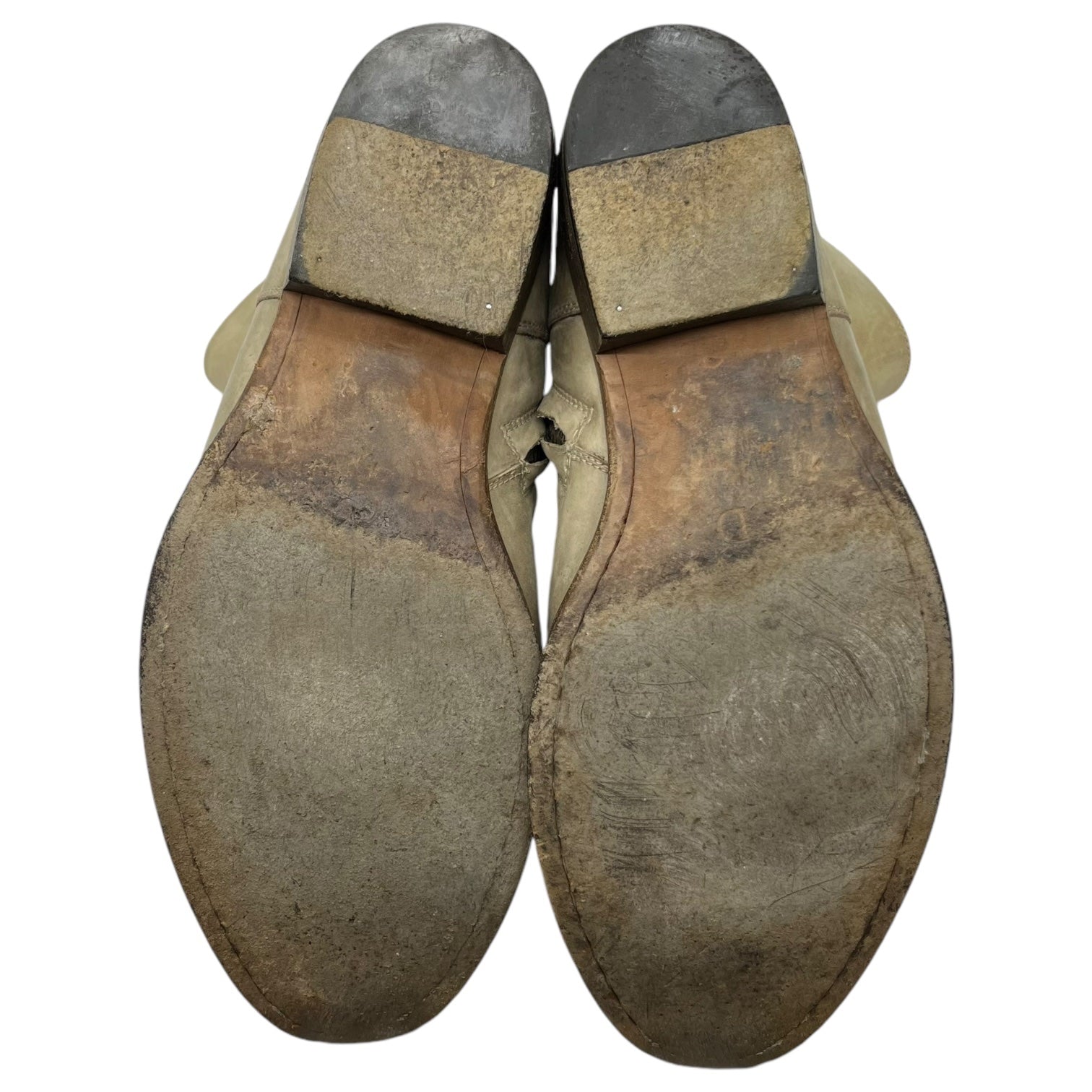 Dior HOMME(ディオールオム) 00's side zip pecos boots サイドジップ ペコス ブーツ クリスヴァンアッシュ期 8E BU 42(27.0cm程度) アイボリー