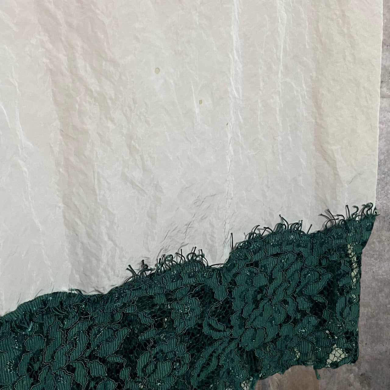 MM6(エムエムシックス) レースシワ加工キャミソールレイヤードセットアップ S32CT0875/S32MA0254 36(Sサイズ程度) ピンク