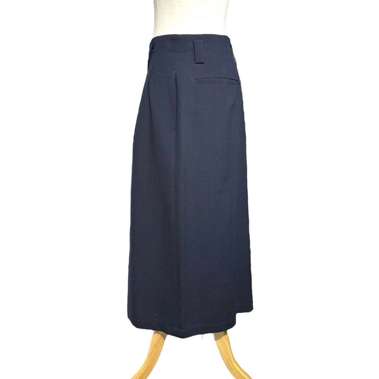 tricot COMME des GARCONS(トリココムデギャルソン) 80's vintage tuck wool skirt 80's ヴィンテージ タック ウール スカート 本人期 川久保玲 TS-11022M M ブラック AD1988