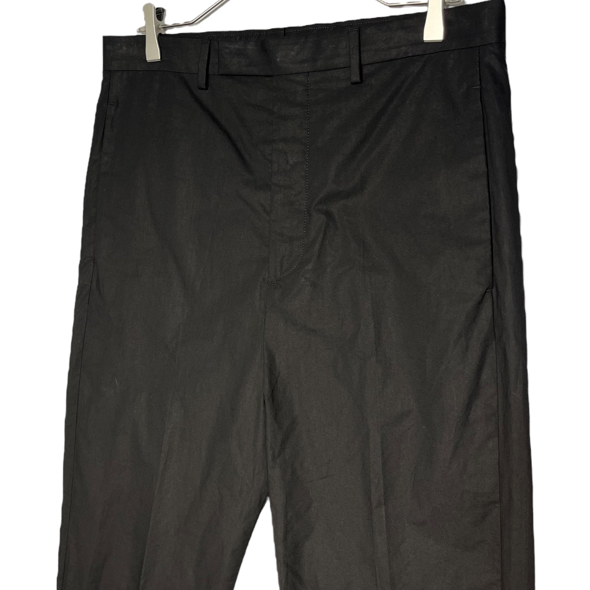 Rick Owens(リックオウエンス) 21SS 7/8 cotton slacks 7分~8分丈 コットン スラックス ASTAIRES クロップド RU21S6359-P 46 ブラック