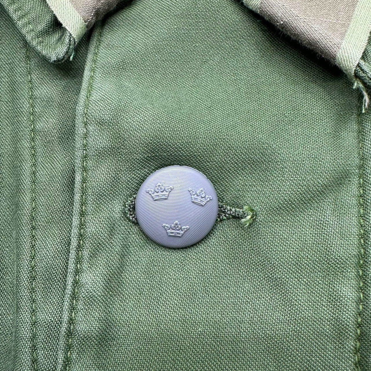 Swedish army(スウェーデン軍) 70's M-59 Field Jacket フィールド ジャケット C150(L程度) オリーブ 70年代 1976年製 NORSEL ミリタリー