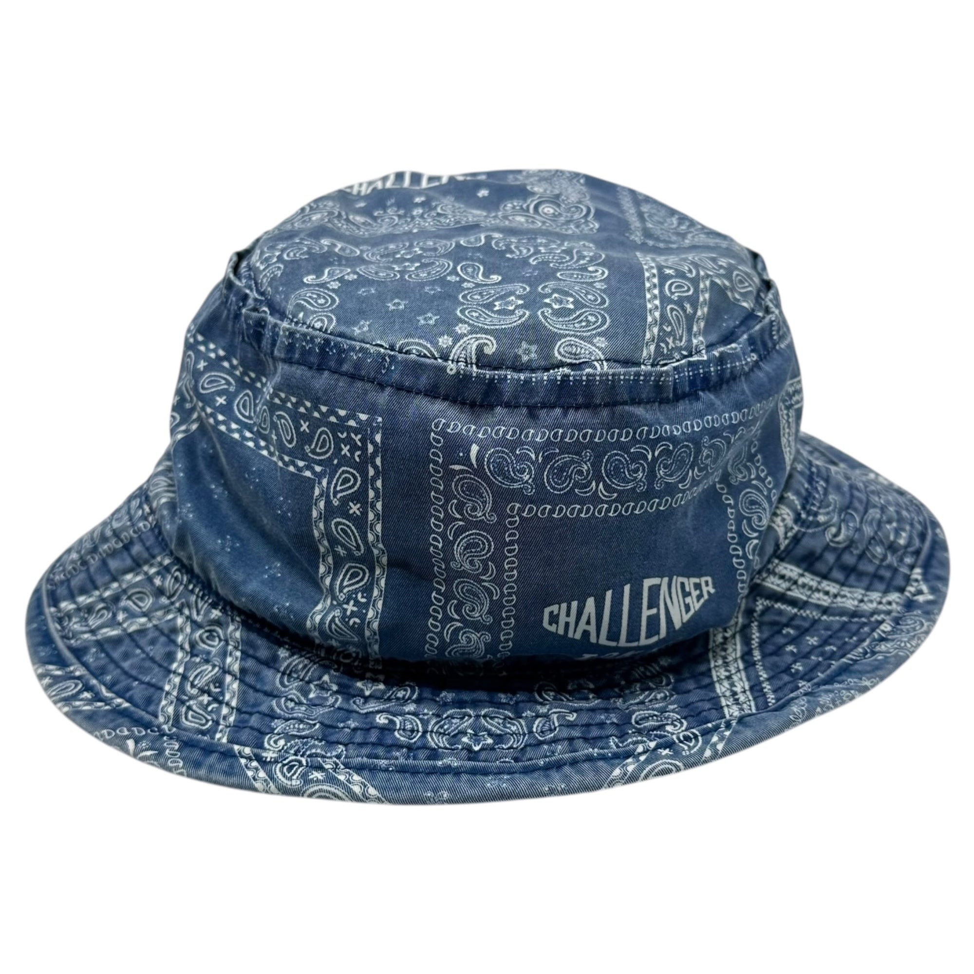 CHALLENGER(チャレンジャー) Paisley Bucket Hat ペイズリー バケット ハット インディゴ×ホワイト