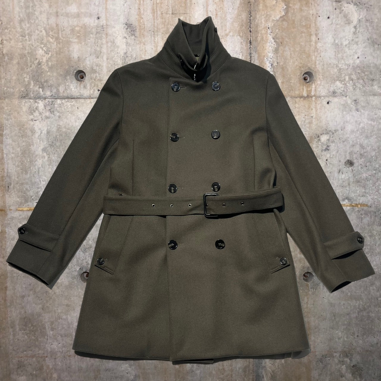 MACKINTOSH(マッキントッシュ) メルトンショートトレンチコート/FETLAR GM-1014F 38(Mサイズ程度) オリーブ 完売品