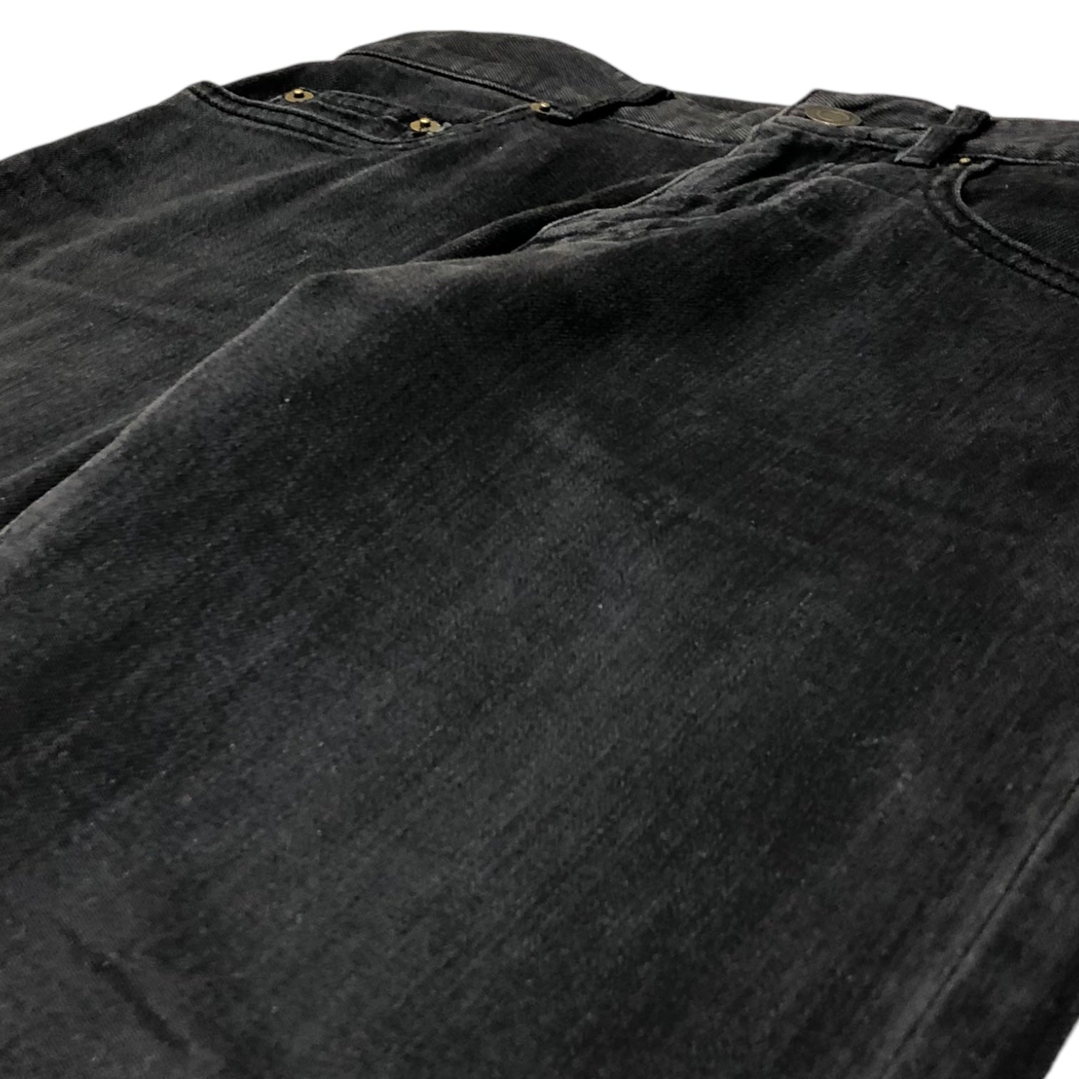 Saint Laurent(サンローラン) 14AW knee crush skinny denim ニークラッシュ スキニー デニム デストロイ エディ期 362284 Y859F W26 ブラック パンツ ダメージ加工 ユーズド加工