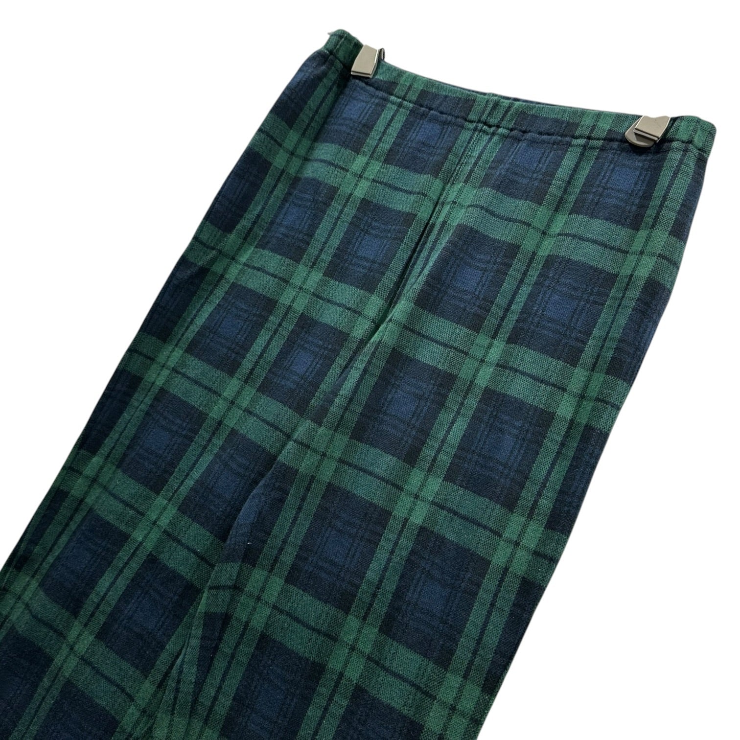 COMME des GARCONS(コムデギャルソン) 2006SS Glen Plaid Leggings グレン チェック レギンス パンツ GQ-T039 SS グリーン×ネイビー AD2005
