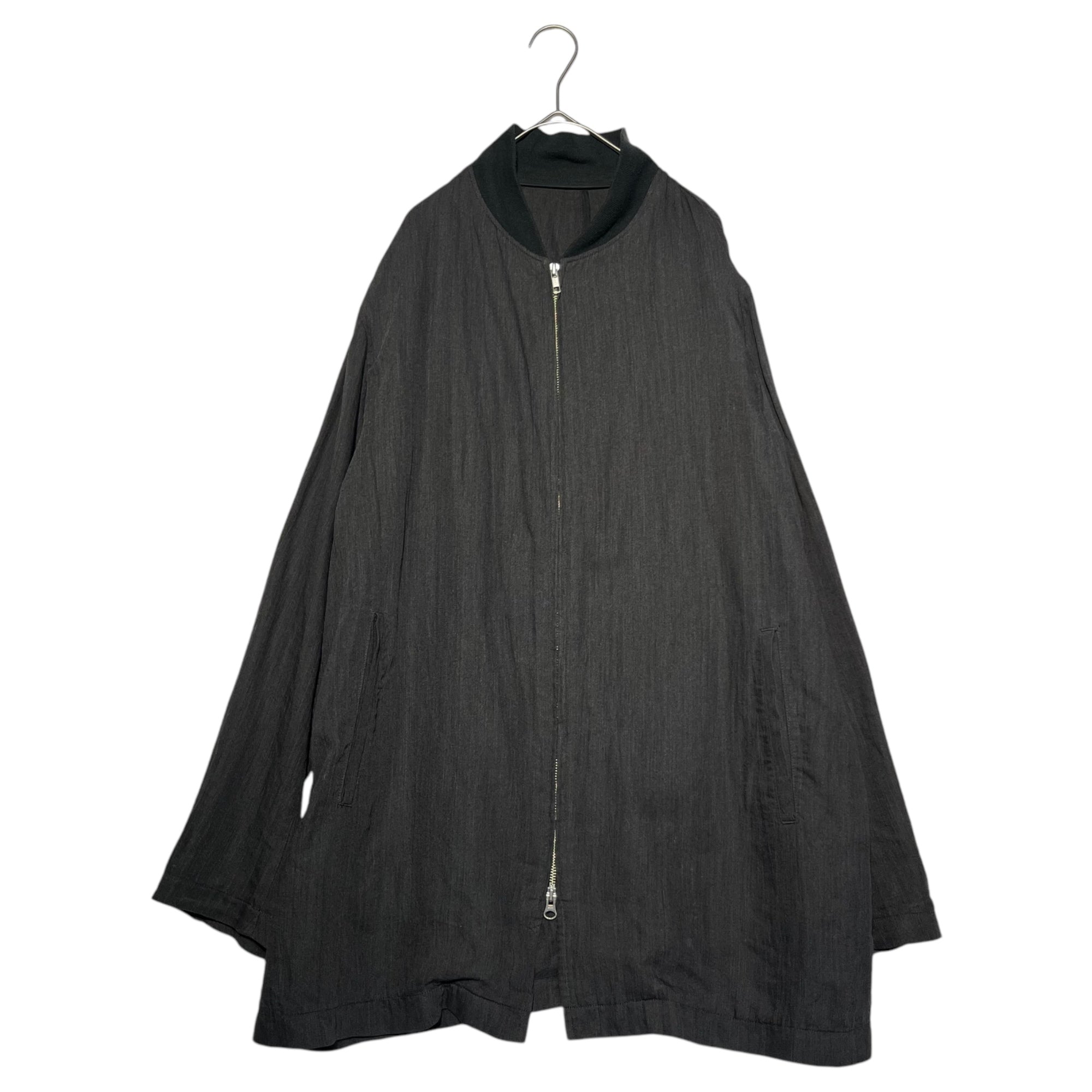 Y's for men(ワイズフォーメン) 90's vintage big silhouette bomber jacket ヴィンテージ ビッグシルエット ボンバー ジャケット 3 チャコールグレー 90年代製造品 稀少サイズ