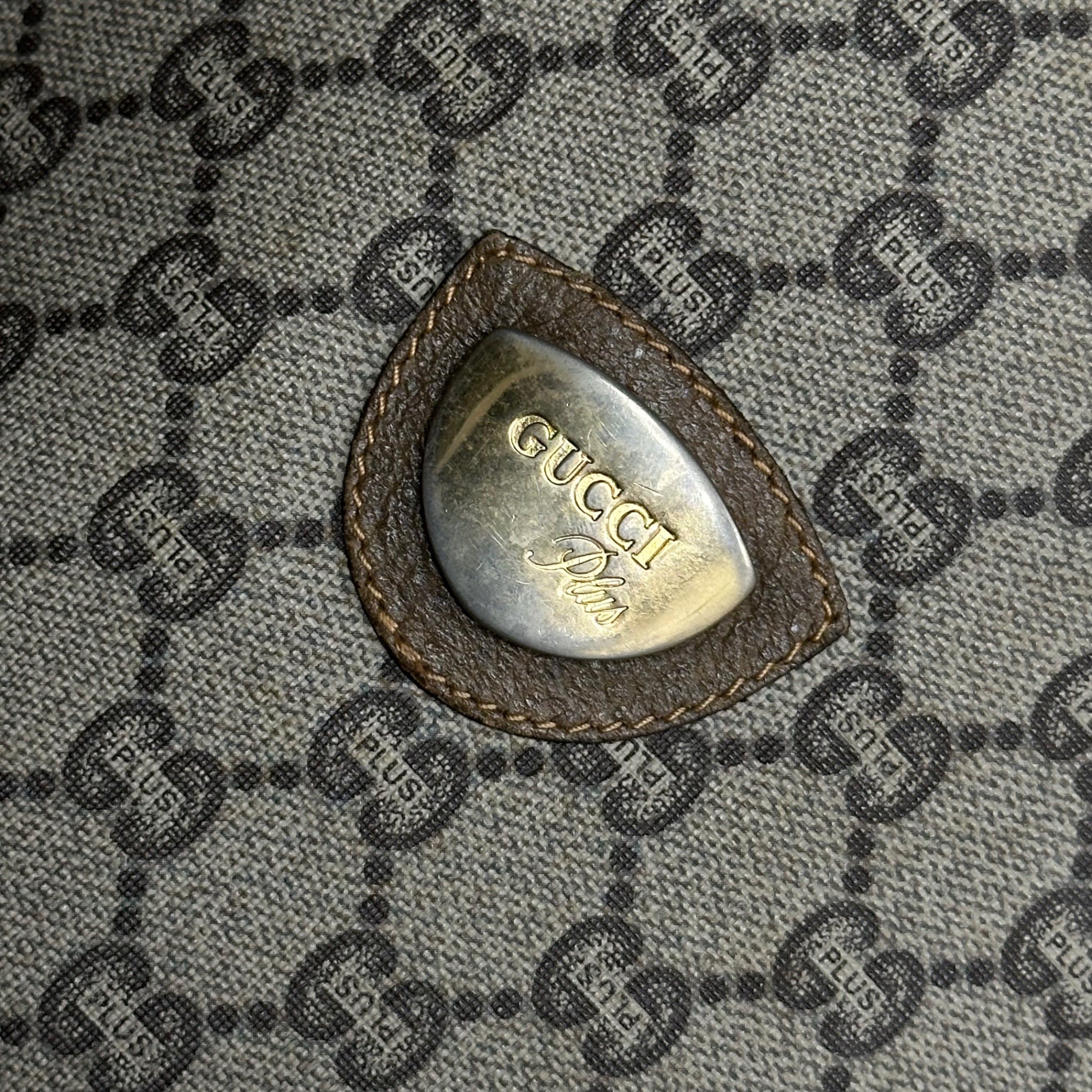 Gucci Plus(グッチプラス) Vintage GG PLUS Tote Bag ヴィンテージ GGプラス トート バッグ ベージュ