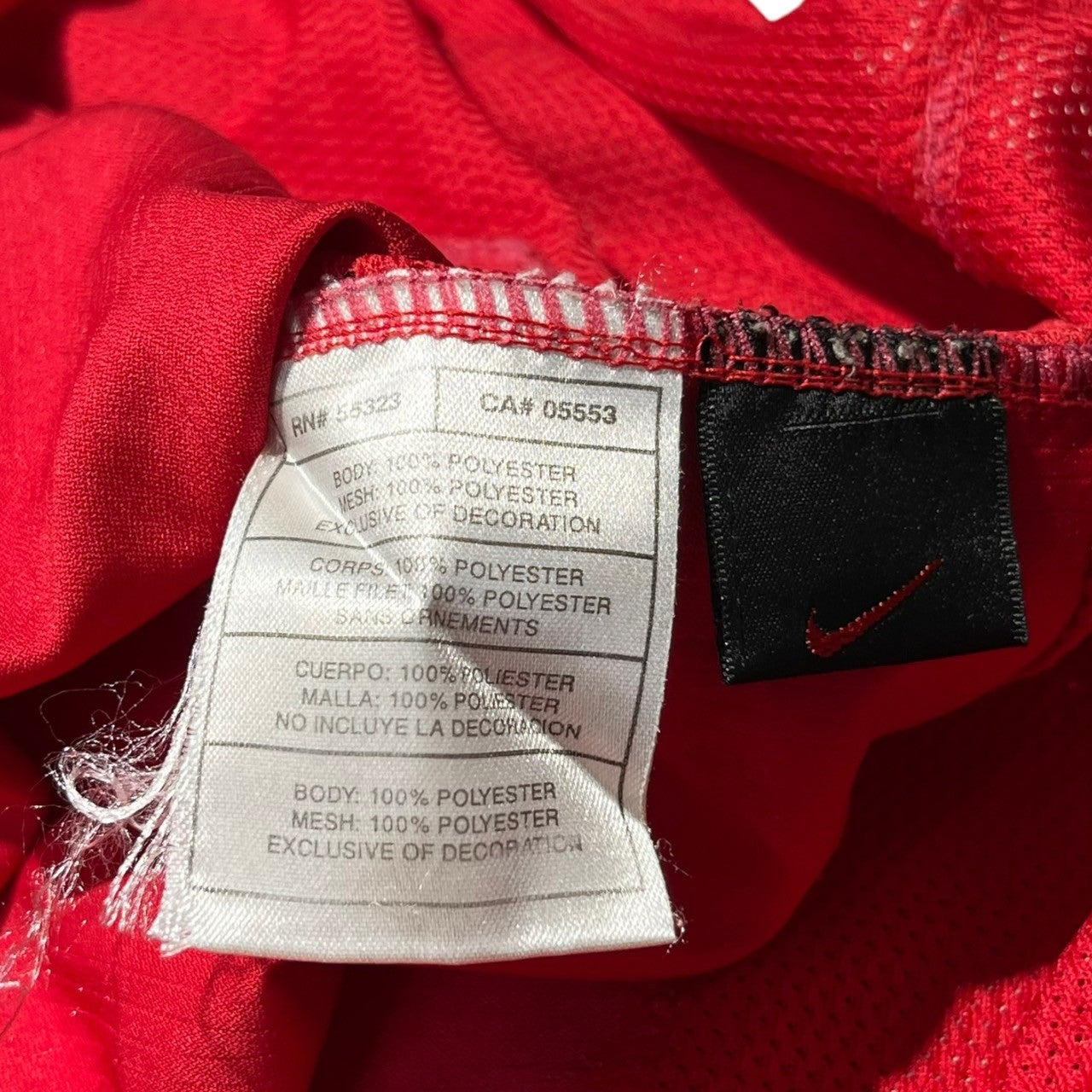 NIKE(ナイキ) 00's "MANCHESTER UNITED" GAME SHIRT マンチェスターユナイテッド ゲーム シャツ M レッド サッカー Tシャツ vodafon ボーダフォン