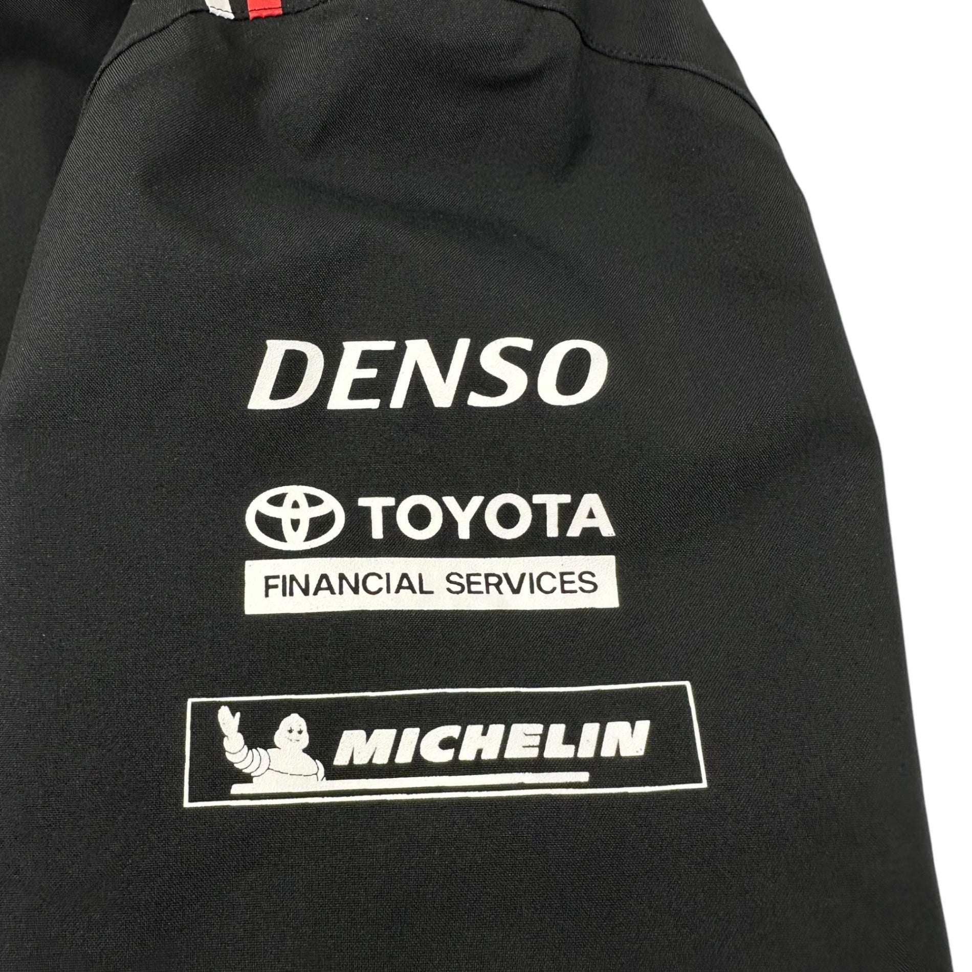 TOYOTA GAZOO Racing(トヨタガズーレーシング) Sponsored Logo Mountain Parka 協賛 ロゴ マウンテン パーカー XL ブラック×ホワイト WRC