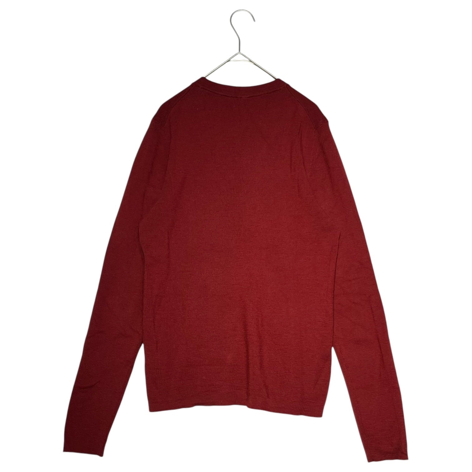 DOLCE&GABBANA(ドルチェ&ガッバーナドルガバ) henley neck knit ヘンリー ネック ニット 46(M程度) バーガンディー