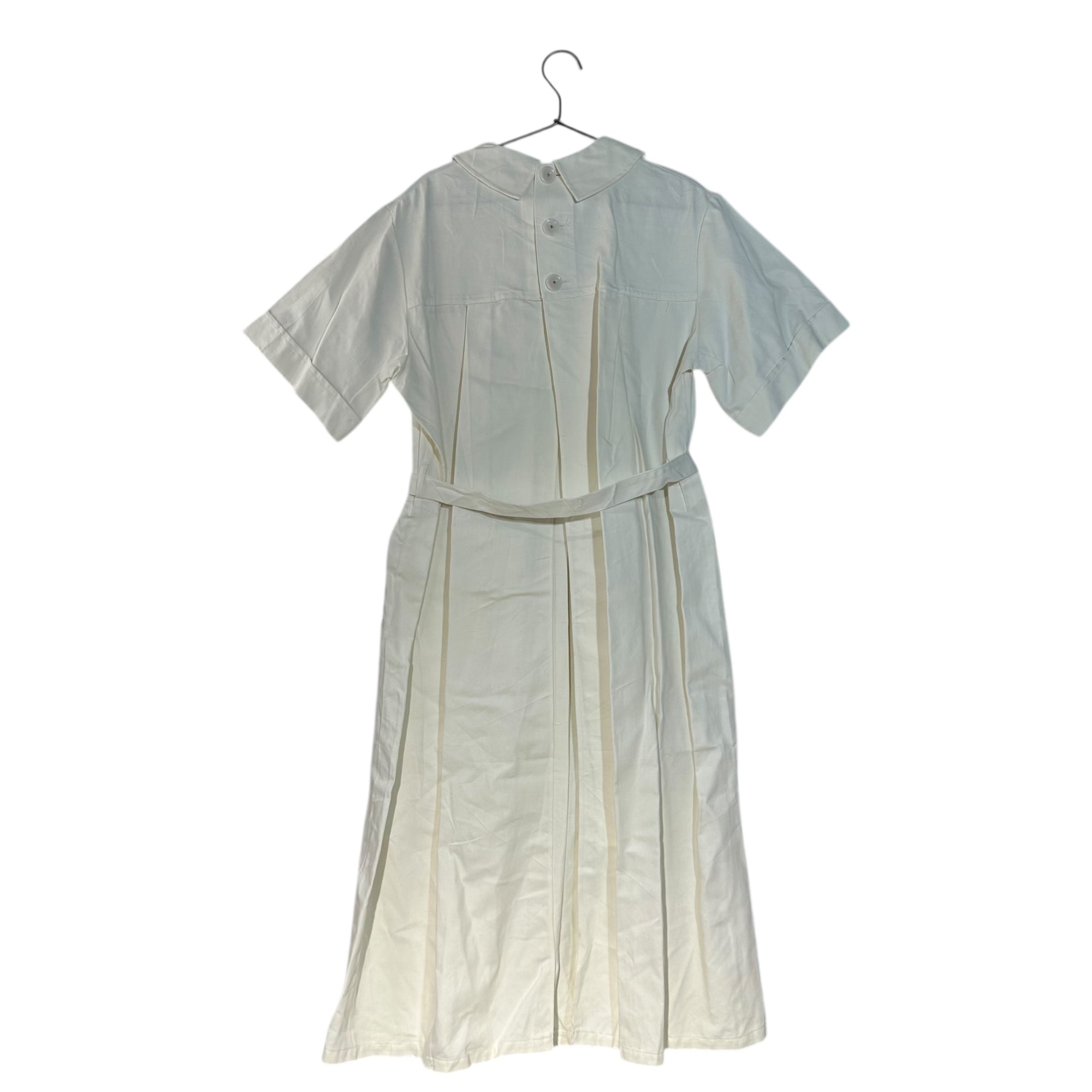 VINTAGE(ヴィンテージ) 70'~80's~ medical dress メディカル ドレス サージカル 襟付きワンピース 42(M程度) ホワイト