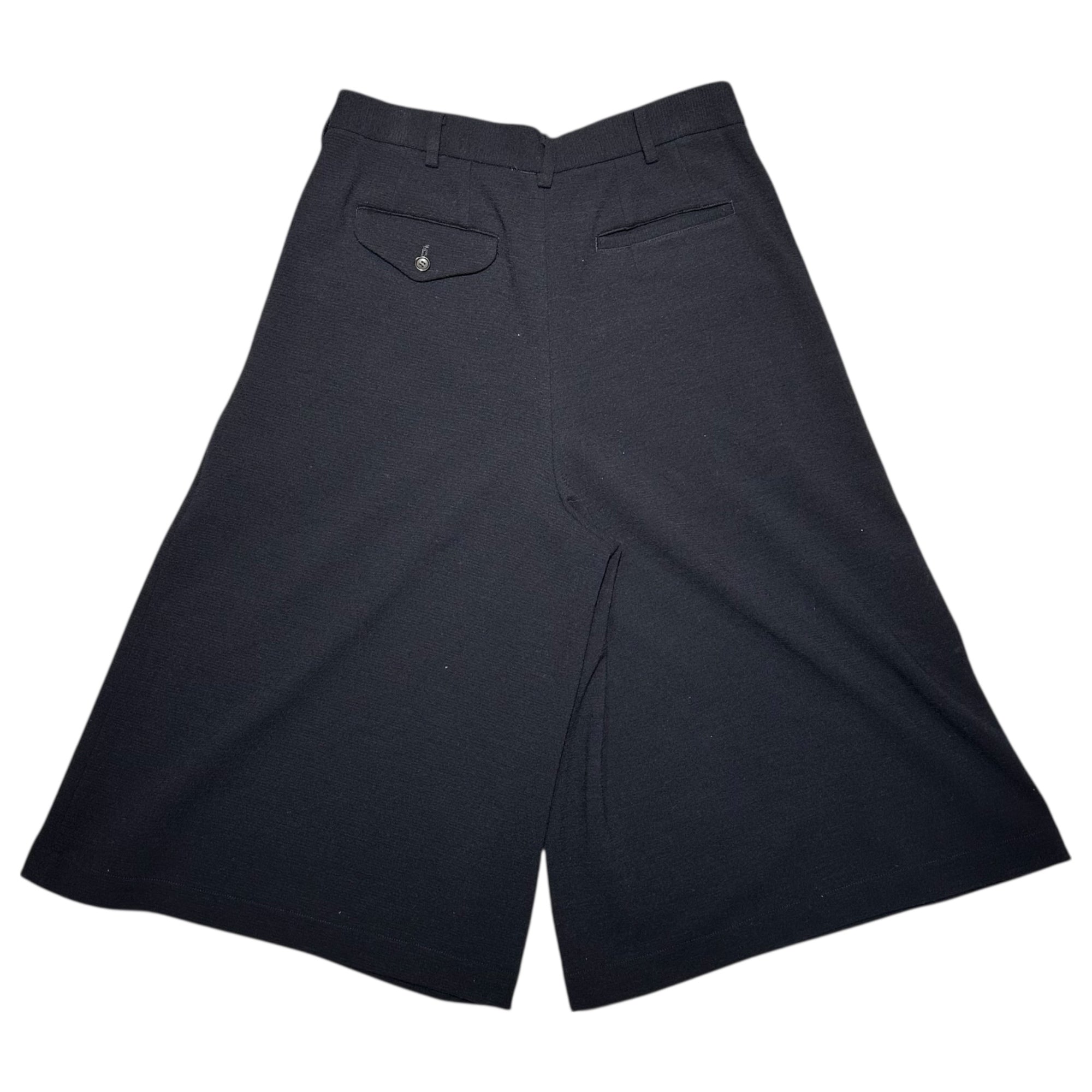 COMME des GARCONS COMME des GARCONS(コムデギャルソンコムデギャルソン) 14AW Stretch Wide Baggy Gaucho Shorts ストレッチ ワイド バギー ガウチョ ショーツ RN-S016 M ネイビー AD2014