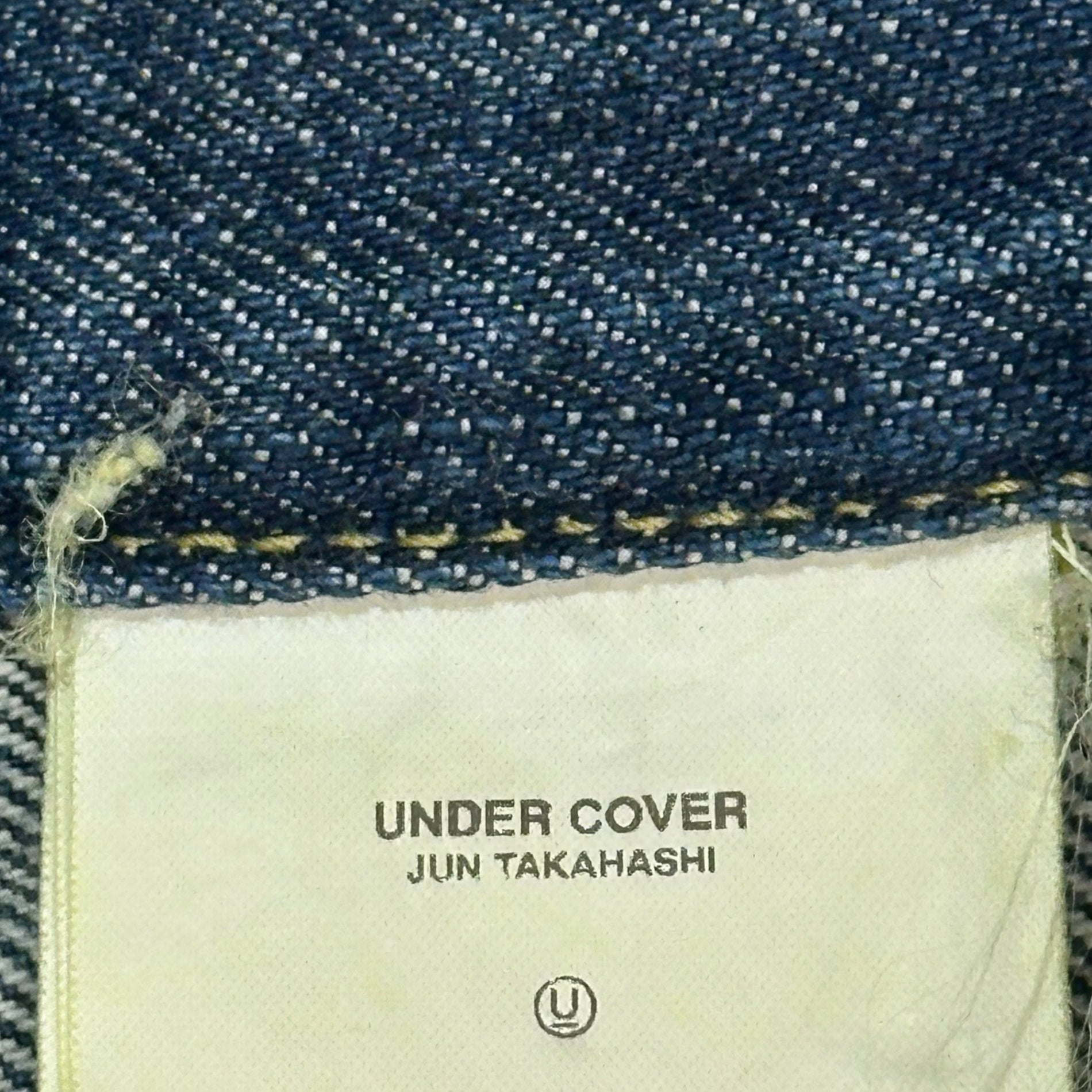 UNDERCOVER(アンダーカバー) 01AW DAVF Period Patchwork Denim Cargo Pants DAVF期 パッチワーク デニム カーゴ パンツ S313 M インディゴ
