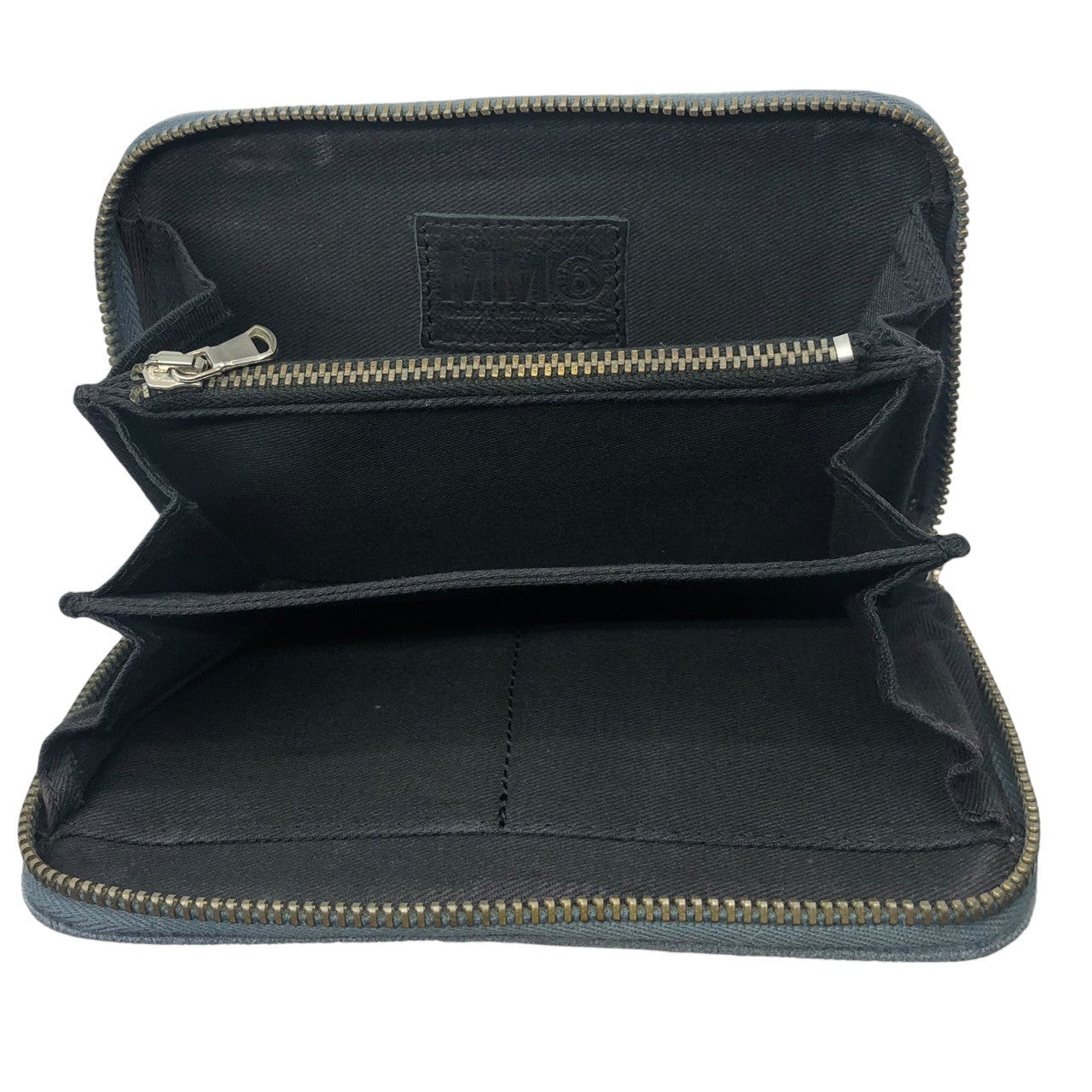 MM6(エムエムシックス) 13AW velor long wallet ベロア 長財布 S32UI0055 ライトブルー