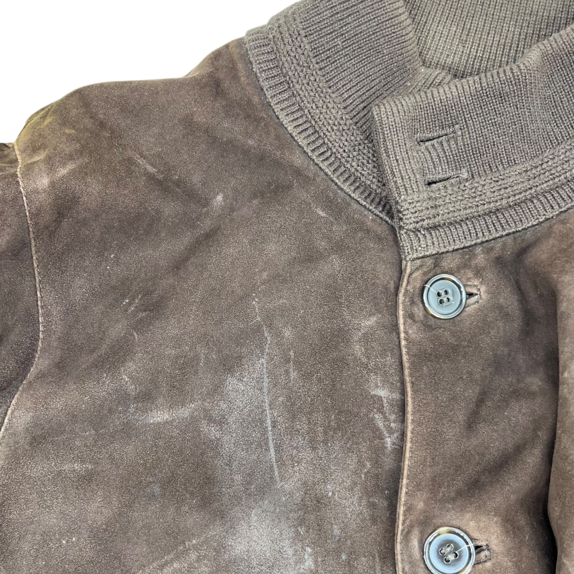 Cinquanta(チンクアンタ) Suede Valstar blouson スウェード ヴァルスター ブルゾン ジャケット #6328 44 ブラウン