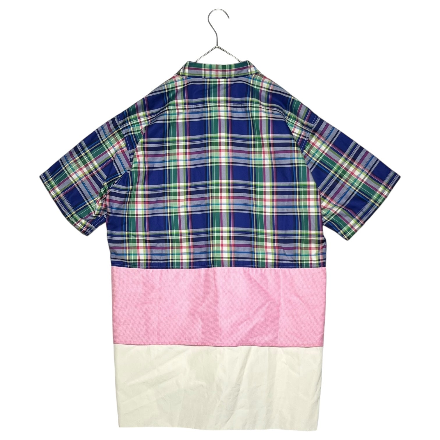 DSQUARED2(ディースクエアード) 3 layered S/S shirt 3レイヤード 半袖 シャツ S74DL0840 46(M程度) マルチ