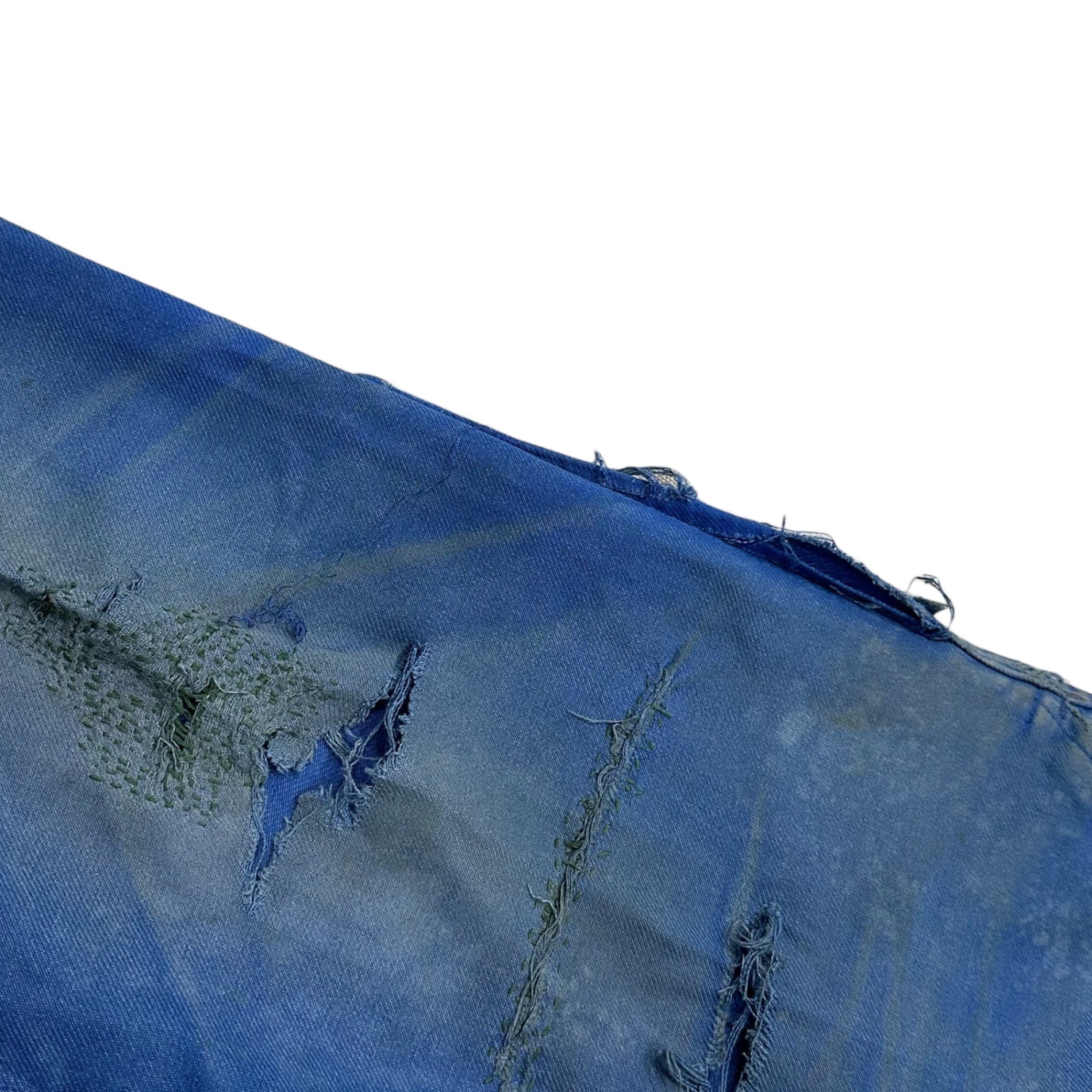 FRENCH VINTAGE(フレンチ ヴィンテージ) 50~60's BORO French Work Custom Pants 「ボロ」 フレンチ ワーク カスタム パンツ ブルー 1950~1960年代 ヴィンテージ