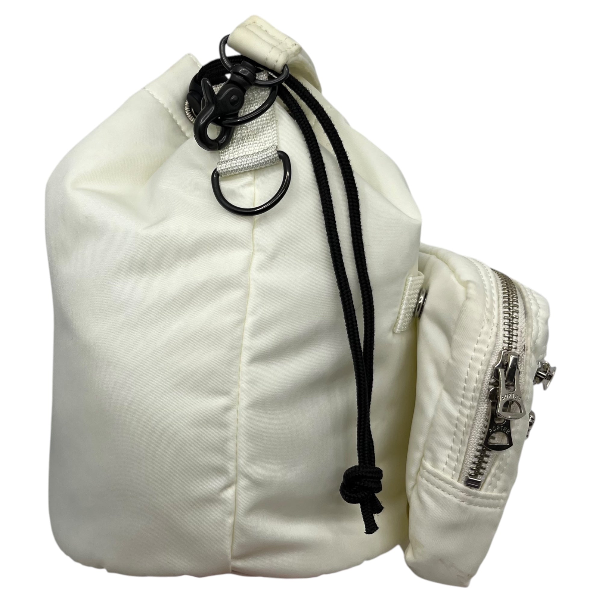 TOGA × PORTER(トーガ×ポーター) TANKER 3WAY string bag 巾着 ショルダー バッグ ストリング バッグ 390-92215 ホワイト ハンド