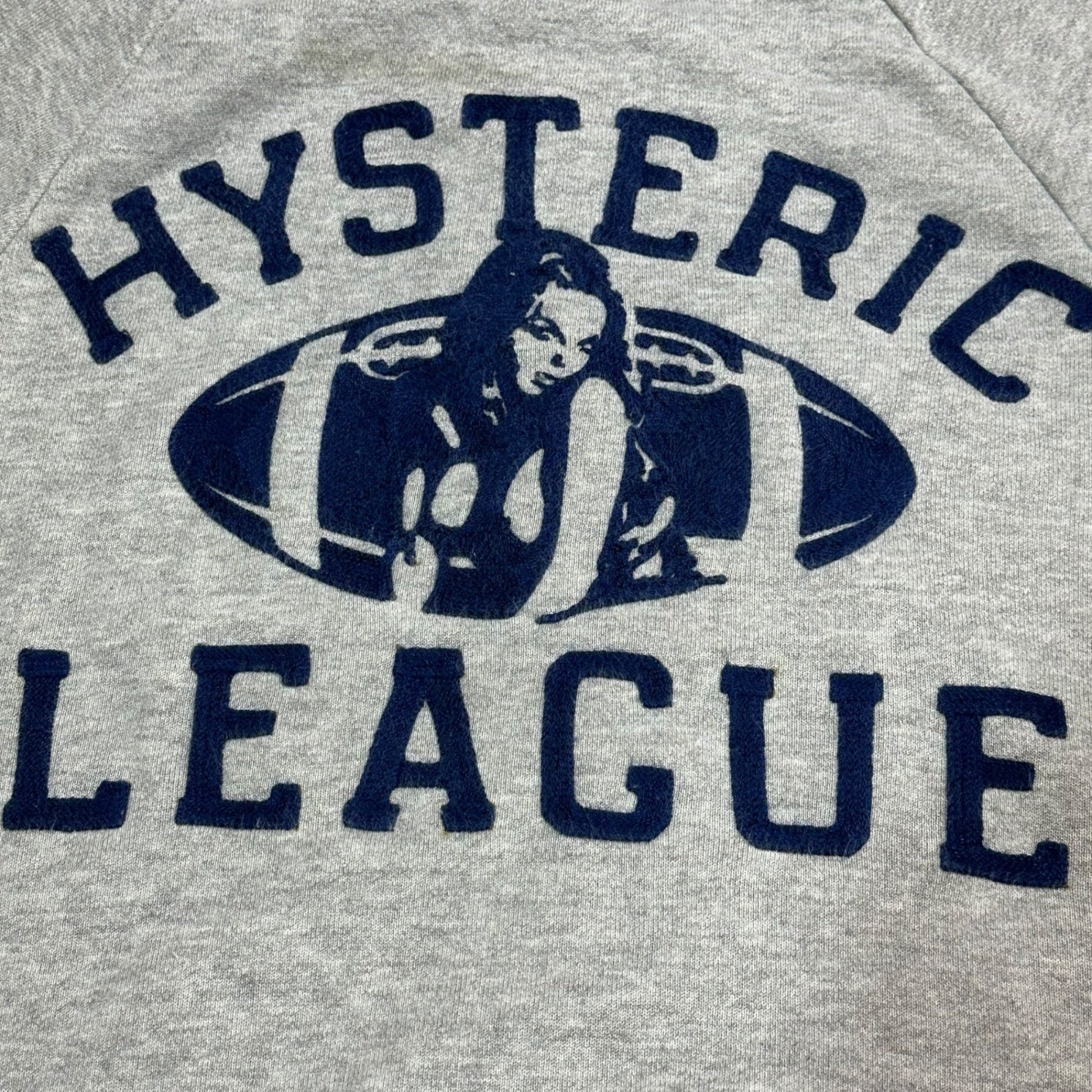 HYSTERIC GLAMOUR(ヒステリックグラマー) 17SS Hiss Girl Embroidered Zip Hoodie ヒス ガール 刺繍 ジップ パーカー 02171CF05 S グレー