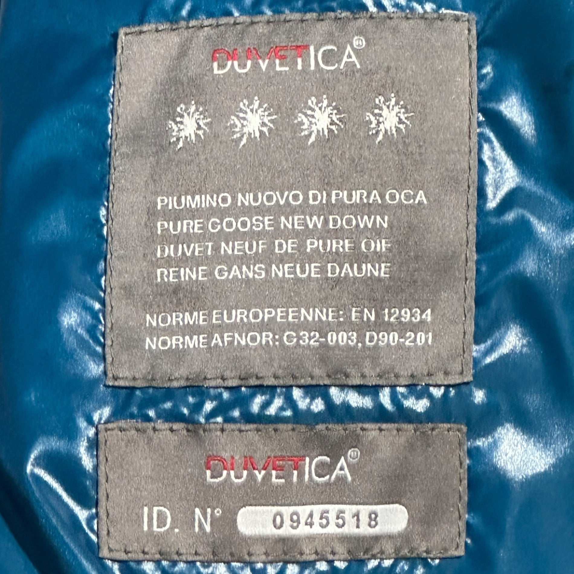 DUVETICA(デュベティカ) Lamb Leather Hooded Down Jacket ラムレザー フーデッド ダウン ジャケット U.2250.00.-1068 50(L) ブラウン×ブルー