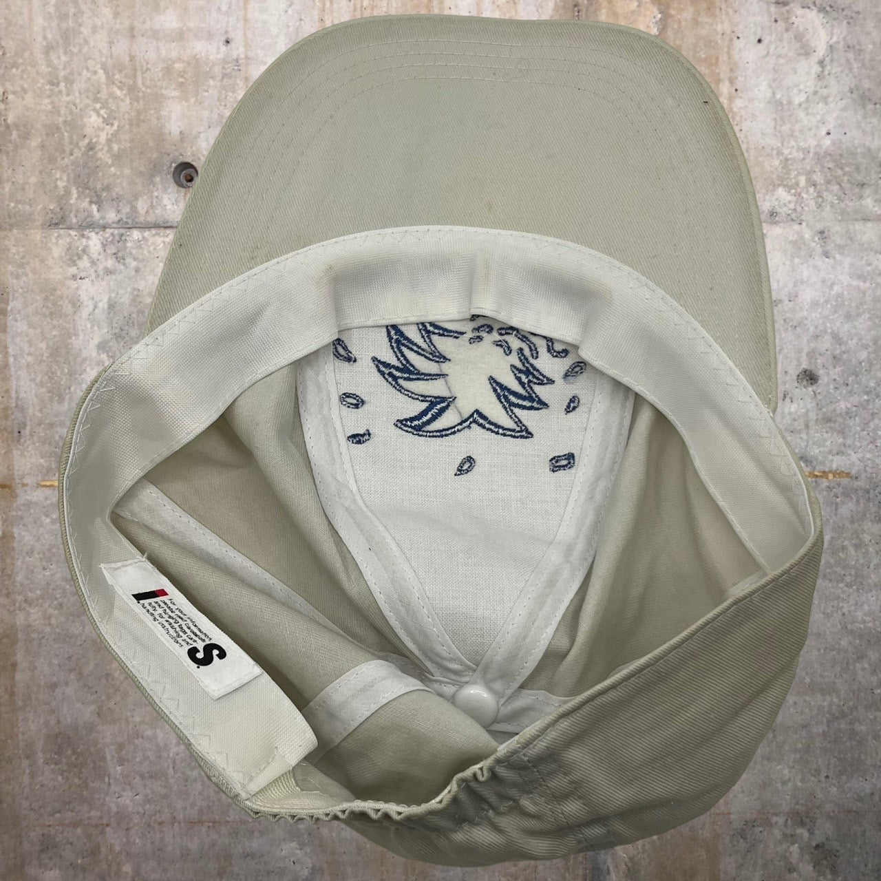 i.s. ISSEY MIYAKE(アイエス イッセイミヤケ) 80's "ISCOLLECTION"logo cap/ロゴキャップ ベージュ IS 80s