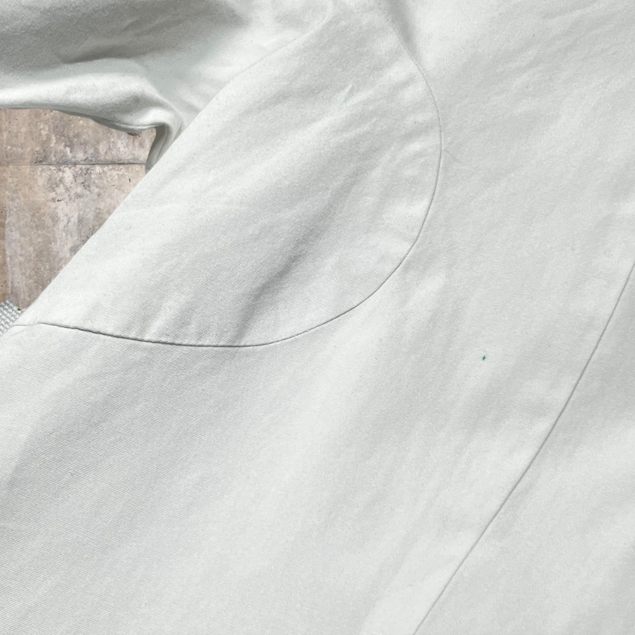 COMME des GARCONS(コムデギャルソン) 15AW Round collar short length long sleeve shirt/丸襟ショート丈長袖シャツ/ブラウス GP-B020 XS ホワイト
