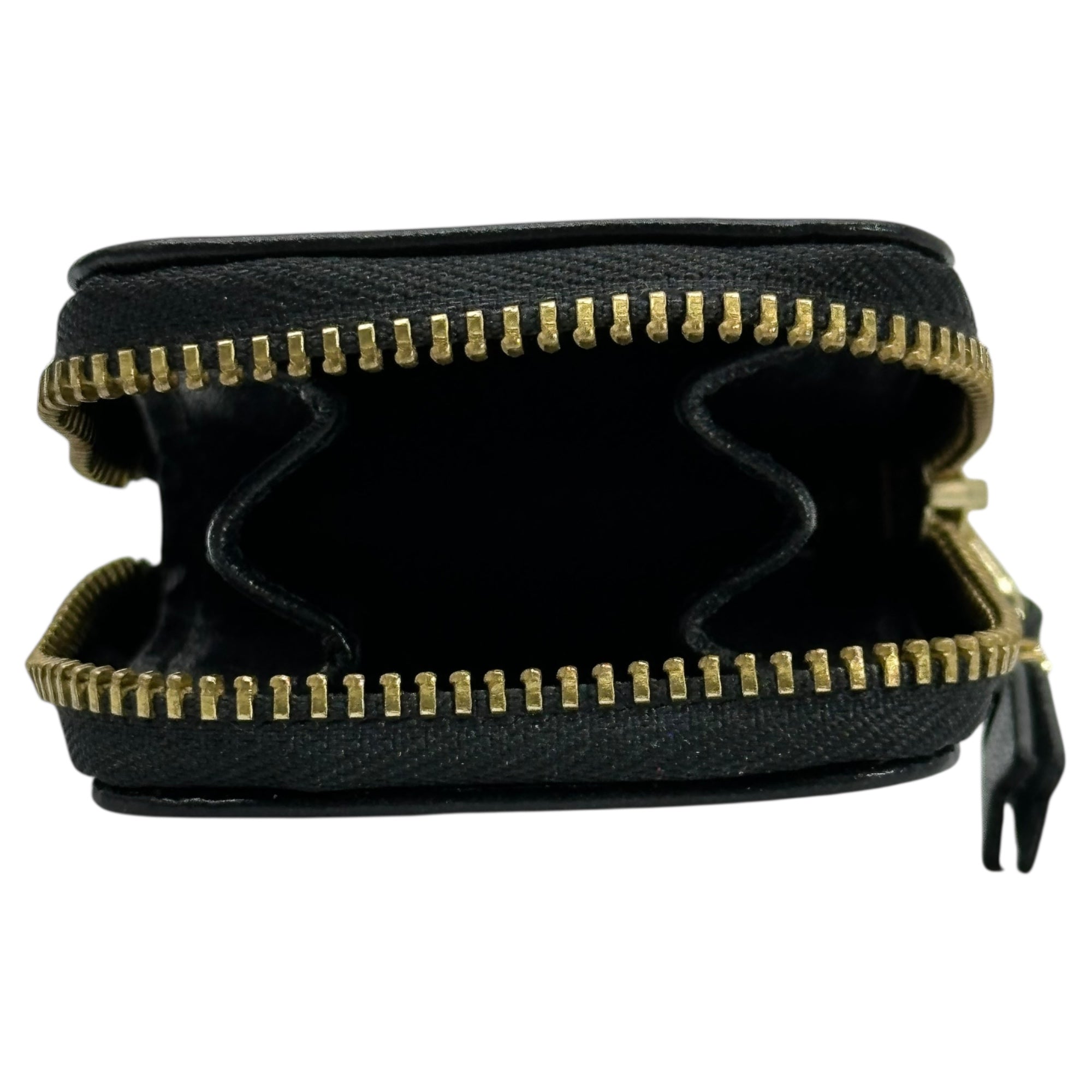 Wallet COMME des GARCONS(ウォレットコムデギャルソン) CLASSIC LEATHER LINE D Coin Case クラシック レザー ライン コイン ケース 8Z-D041 ブラック