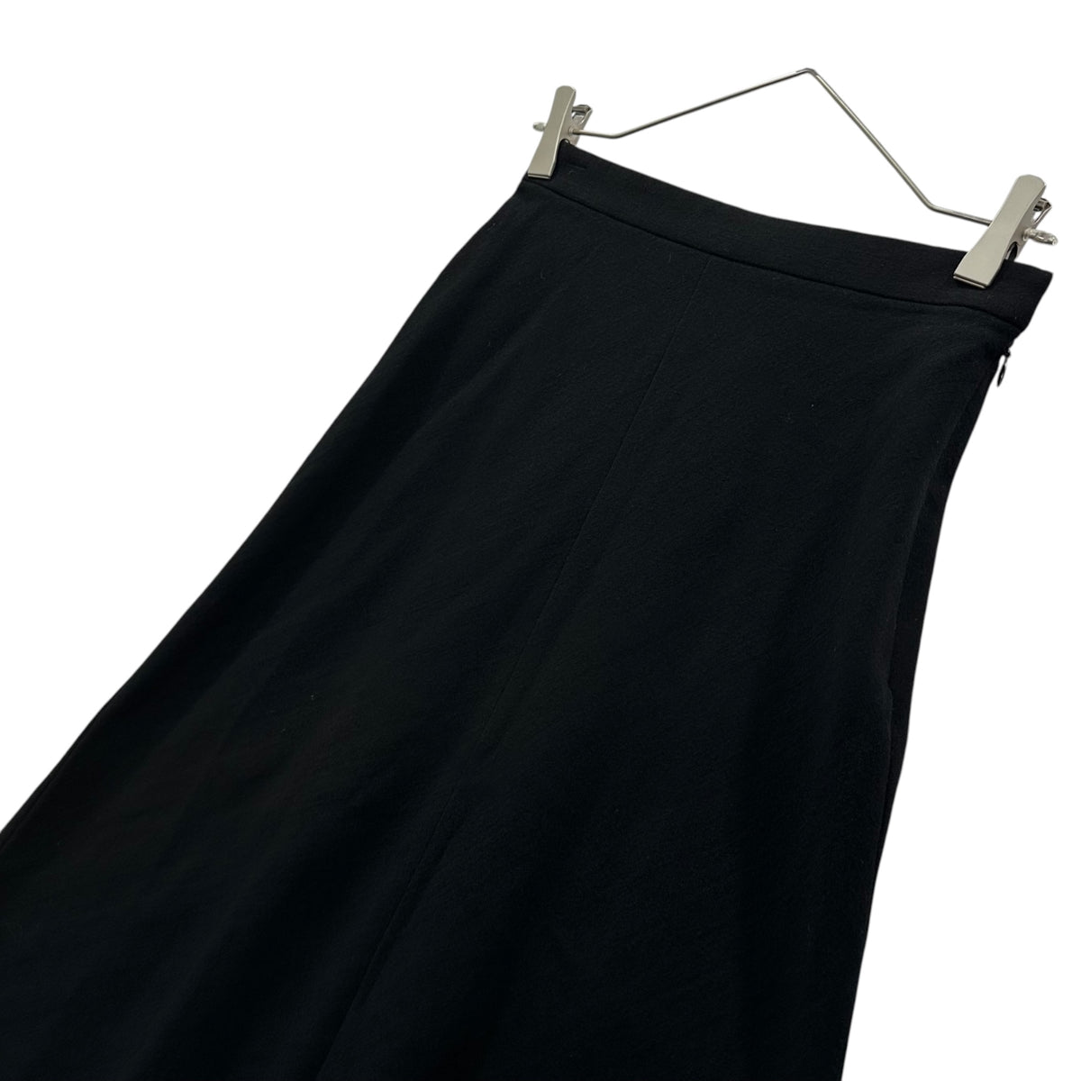 tricot COMME des GARCONS(トリココムデギャルソン) 2000AW Wool-blend nylon skirt with velour hem 裾ベロア ナイロン混 ウール スカート TS-04061S S ブラック AD2000 00s アーカイブ