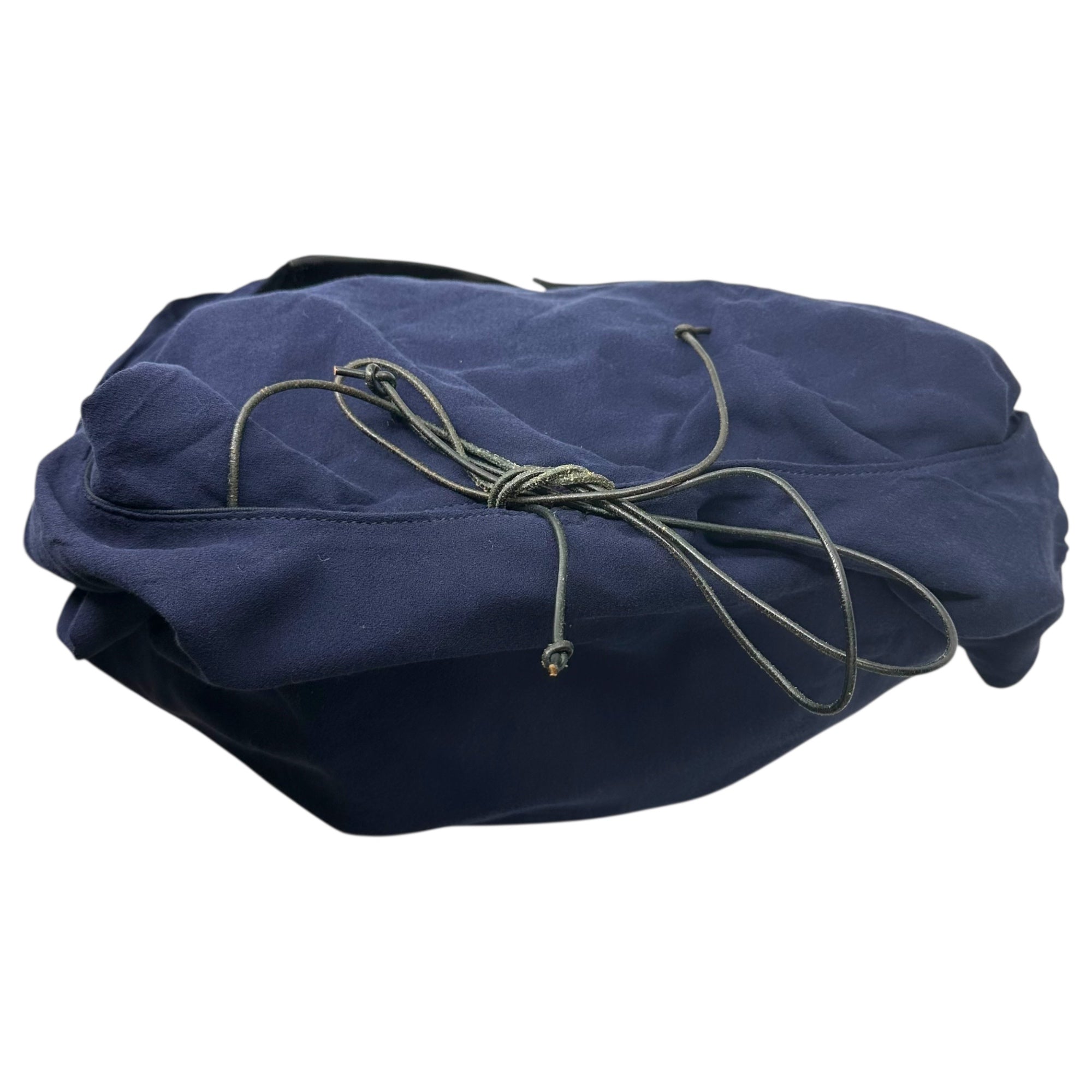 Y's(ワイズ) Leather Shoulder Bag レザー ショルダー ショルダー バッグ YY-I08-281 ネイビー×ブラック