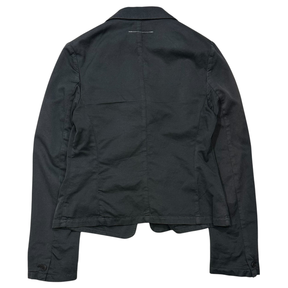 Maison Martin Margiela(メゾン マルタンマルジェラ) 2007SS Inside Out 3B Short Jacket インサイドアウト 3B ショート ジャケット 32 BN016 38 ブラック テーラード 00's 本人期
