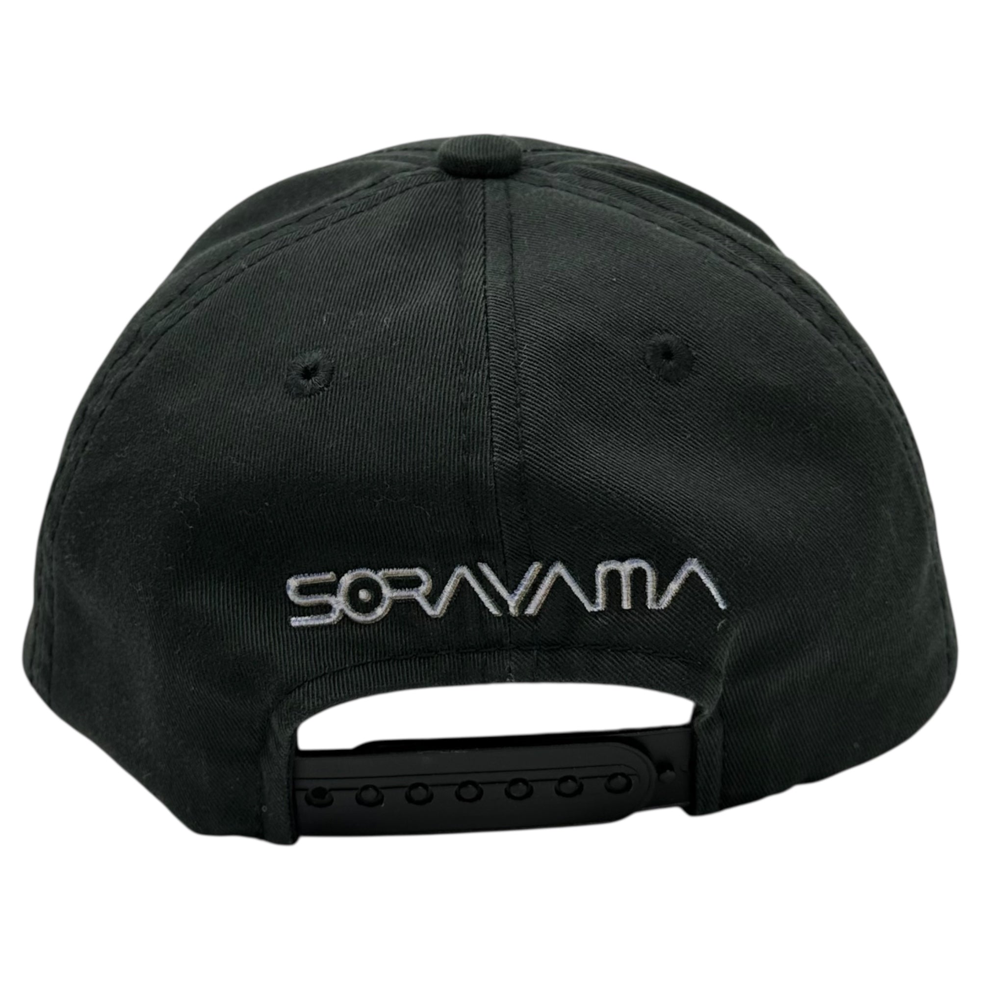 SAINT MICHAEL(セントマイケル) 25AW SORAYAMA SRYM CAP 空山基 ロゴ 刺繍 キャップ SM-HR1-0000-C81 OS ブラック 帽子 コラボ