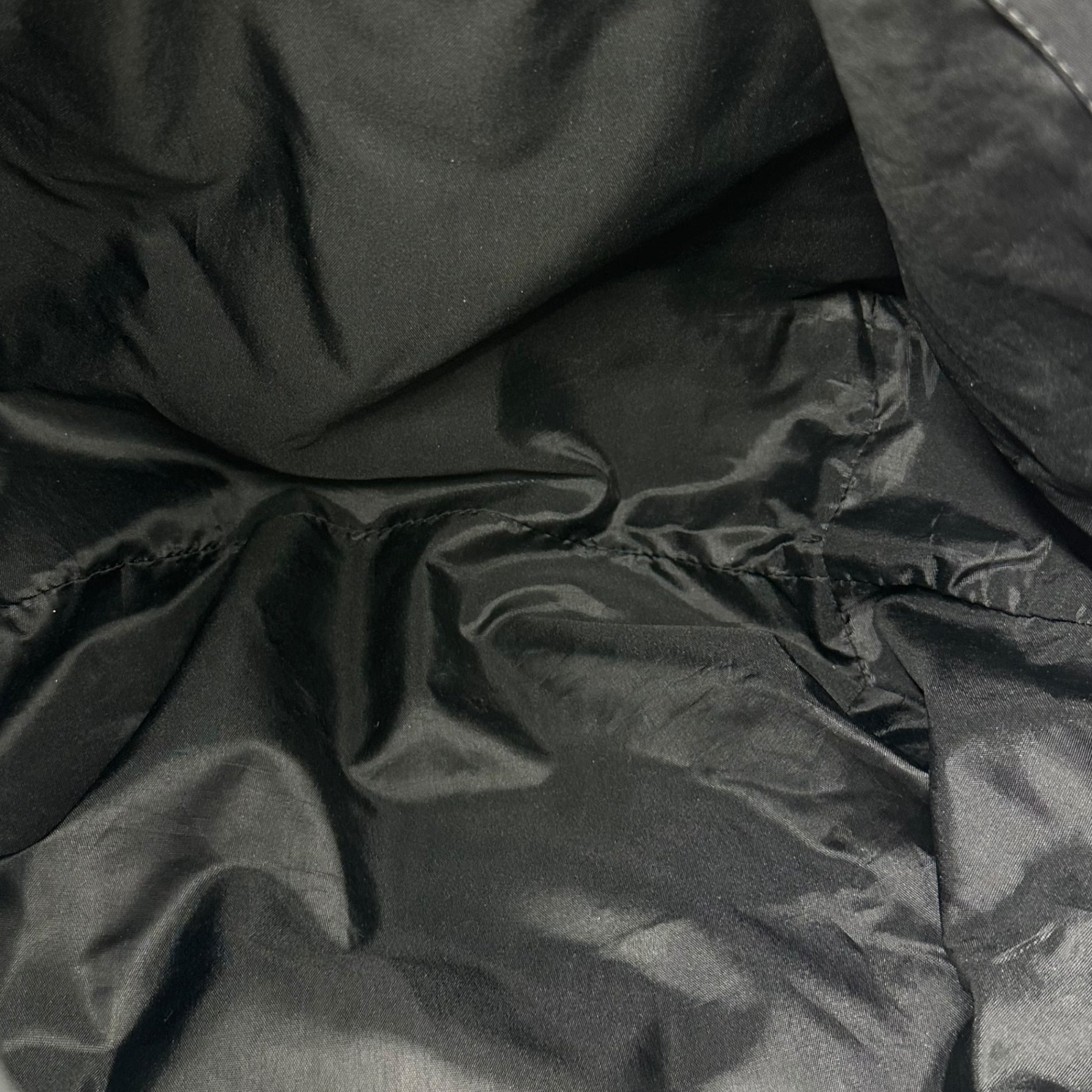 FENDI(フェンディ) Logo nylon leather tote bag ロゴ ナイロン レザー トート バッグ ブラック OLD ヴィンテージ