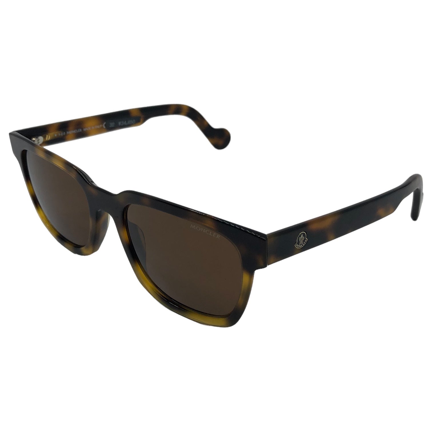 MONCLER(モンクレール) Cell frame tortoiseshell sunglasses セルフレーム 鼈甲 サングラス ML0174 ブラウン
