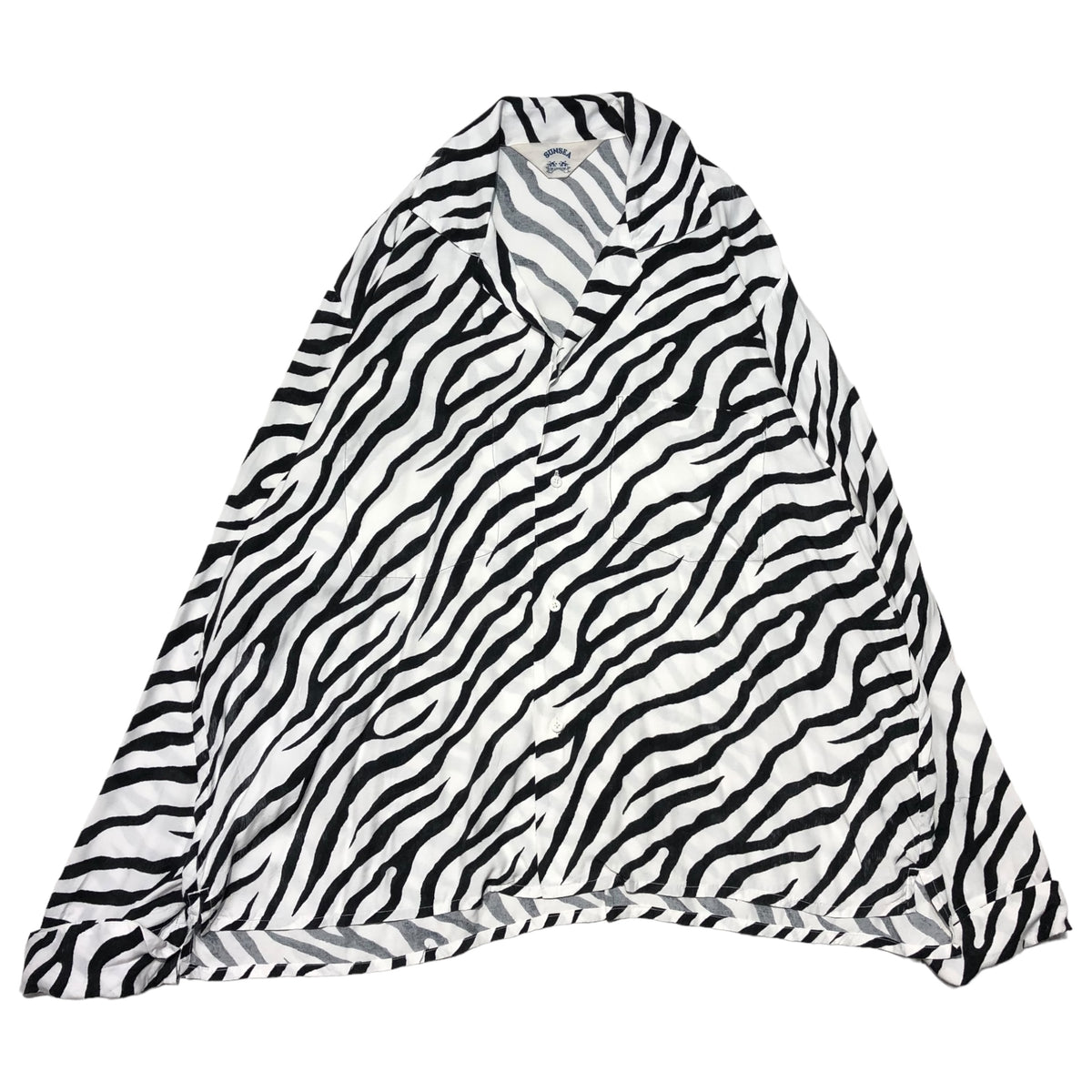 SUNSEA(サンシー) 18SS Zebra GIGOLO Shirt ゼブラ ジゴロシャツ 