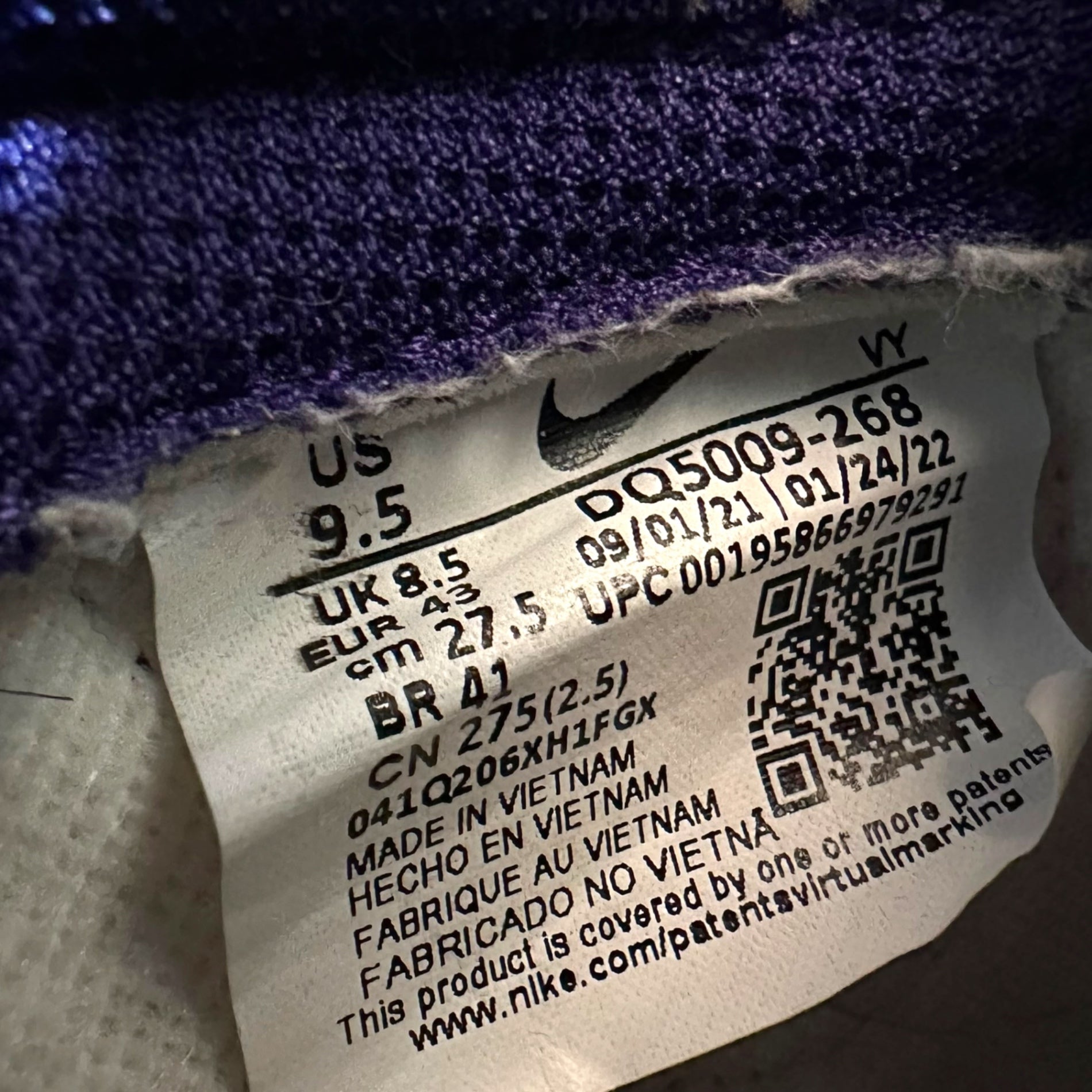 NIKE(ナイキ) Dunk Low "Setsubun" ダンク ロー 節分 DQ5009-268 28cm ブラウン×パープル スニーカー
