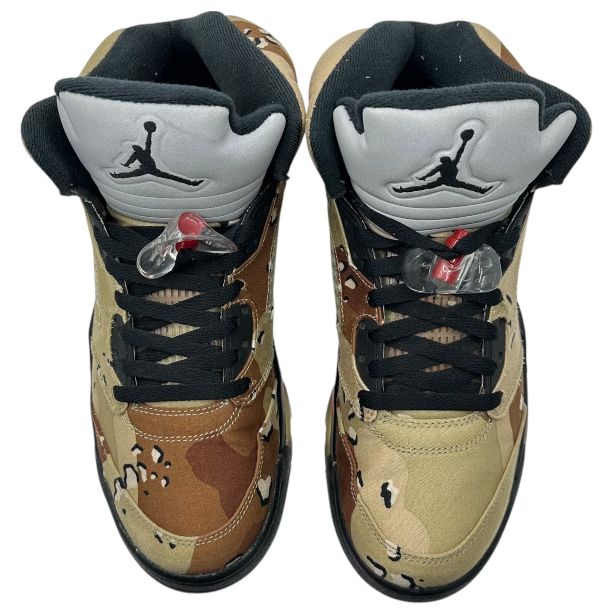 NIKE×SUPREME(ナイキ×シュプリーム) Air Jordan 5 Retro "Desert Camo" エア ジョーダン 5 デザートカモ 824371-201 27cm ベージュ スニーカー コラボ