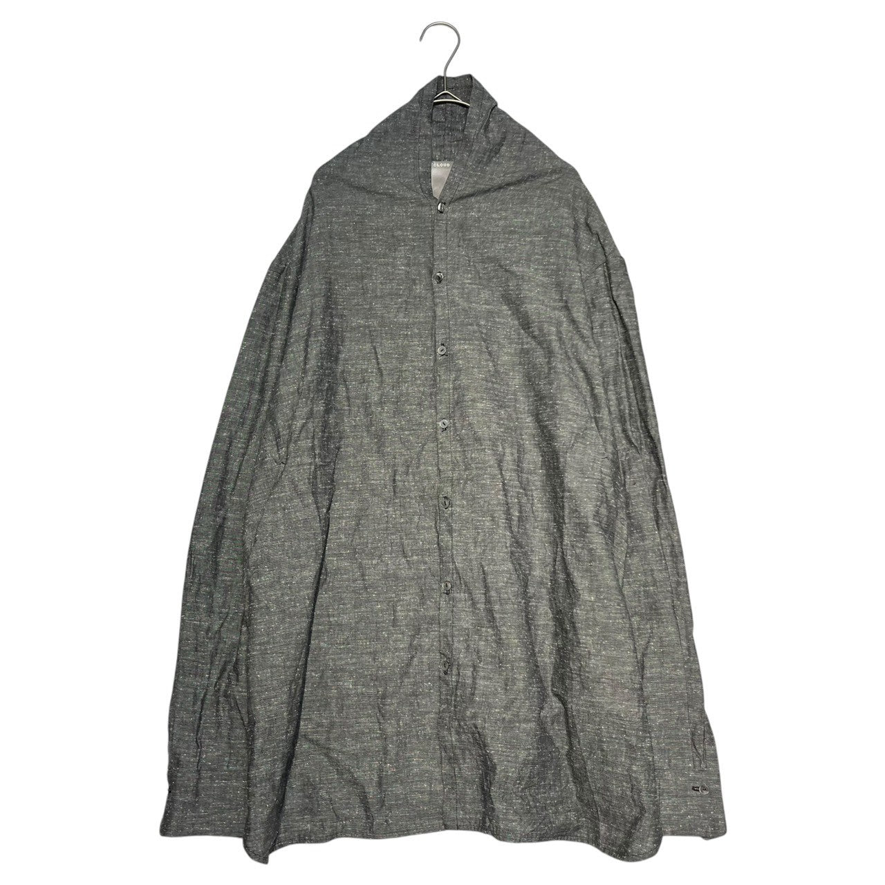 cloud lobby(クラウドロビー) 立体パターンコットンシャツ/長袖シャツ cl05-CO-0401 3(Lサイズ程度) グレー