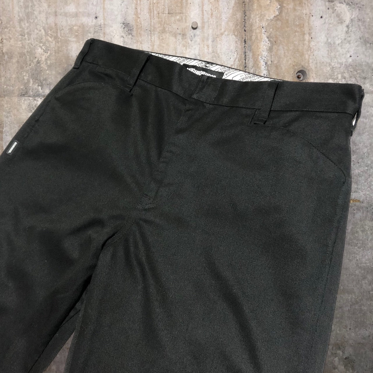 NEIGHBORHOOD(ネイバーフッド) 21SS WP . SLIM/スリムワークパンツ 211BENH-PTM02 L ブラック