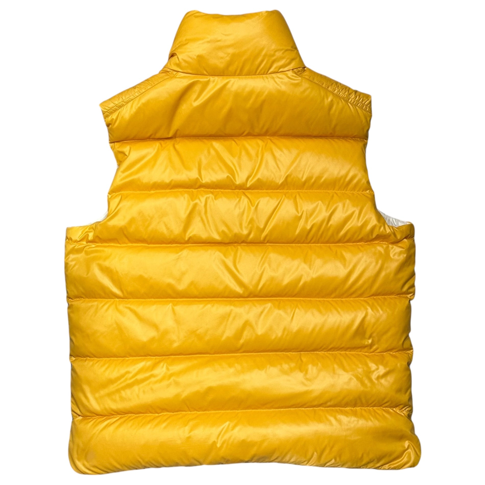 MONCLER(モンクレール) 2021SS PARK GILET パーク ロゴ ワッペン ダウン ベスト G10921A54500 3 イエロー