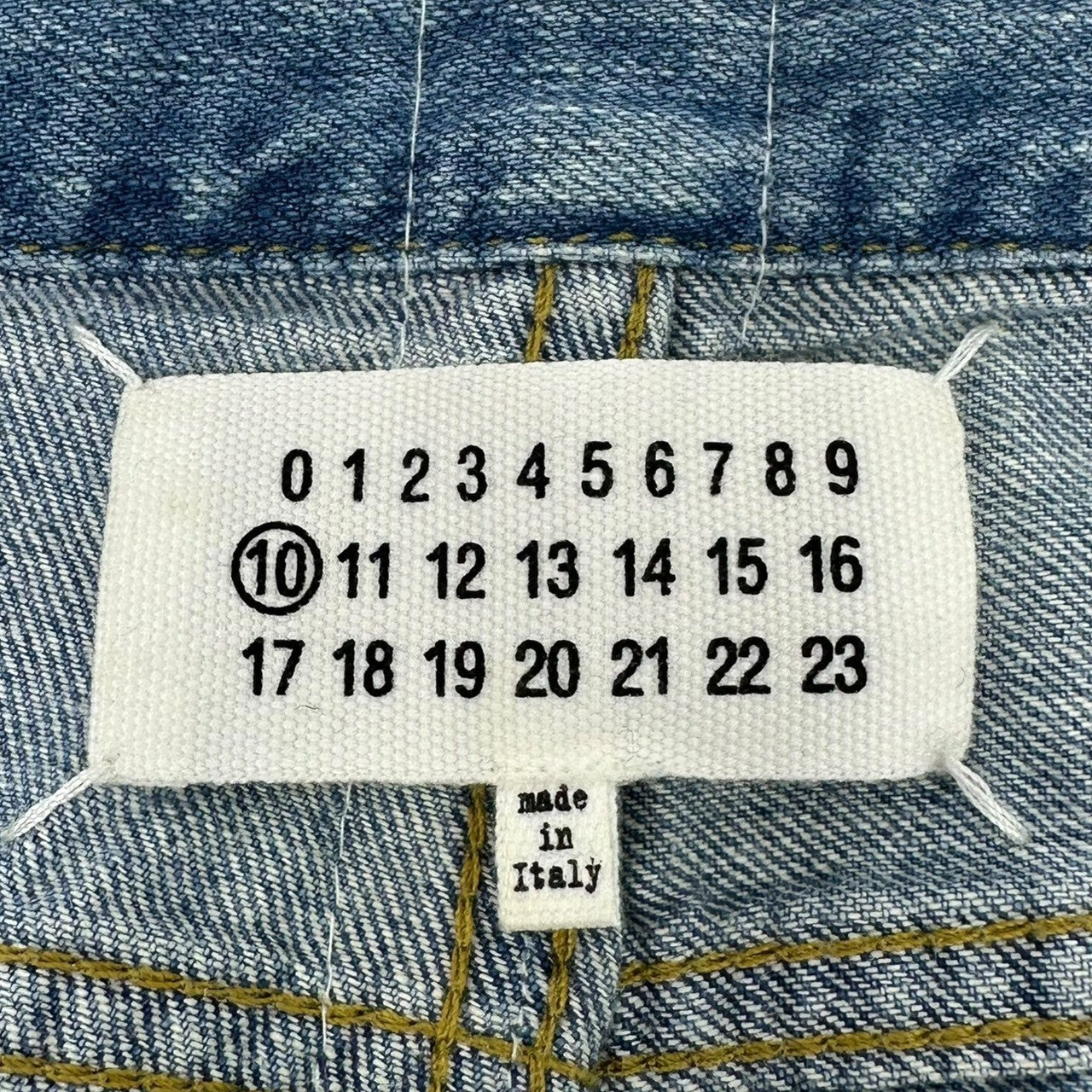 MAISON MARGIELA(メゾンマルジェラ) 16SS Bianchetto Denim Pants ビアンケット加工 デニム パンツ S30LA0096 34 ホワイト ペンキ加工