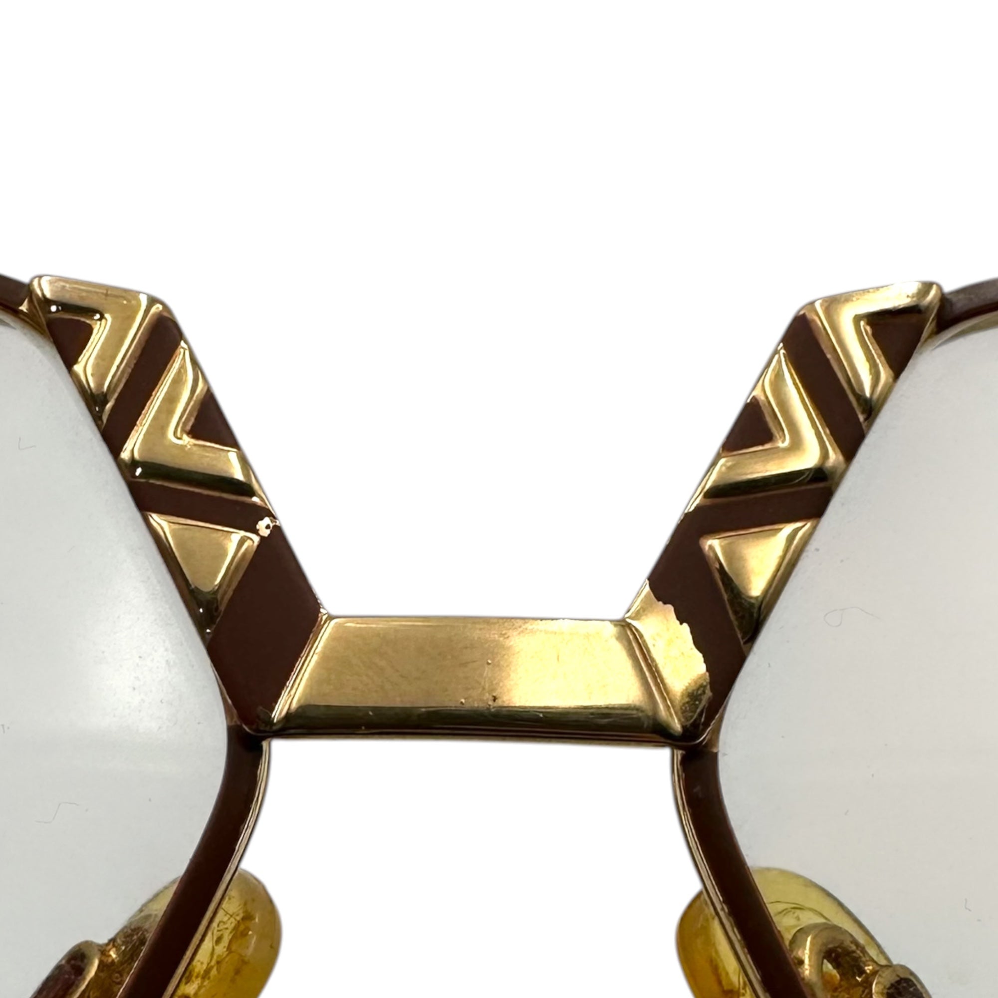 CAZAL(カザール) Design Frame Sunglasses デザイン フレーム サングラス MOD.238 ゴールド×クリア