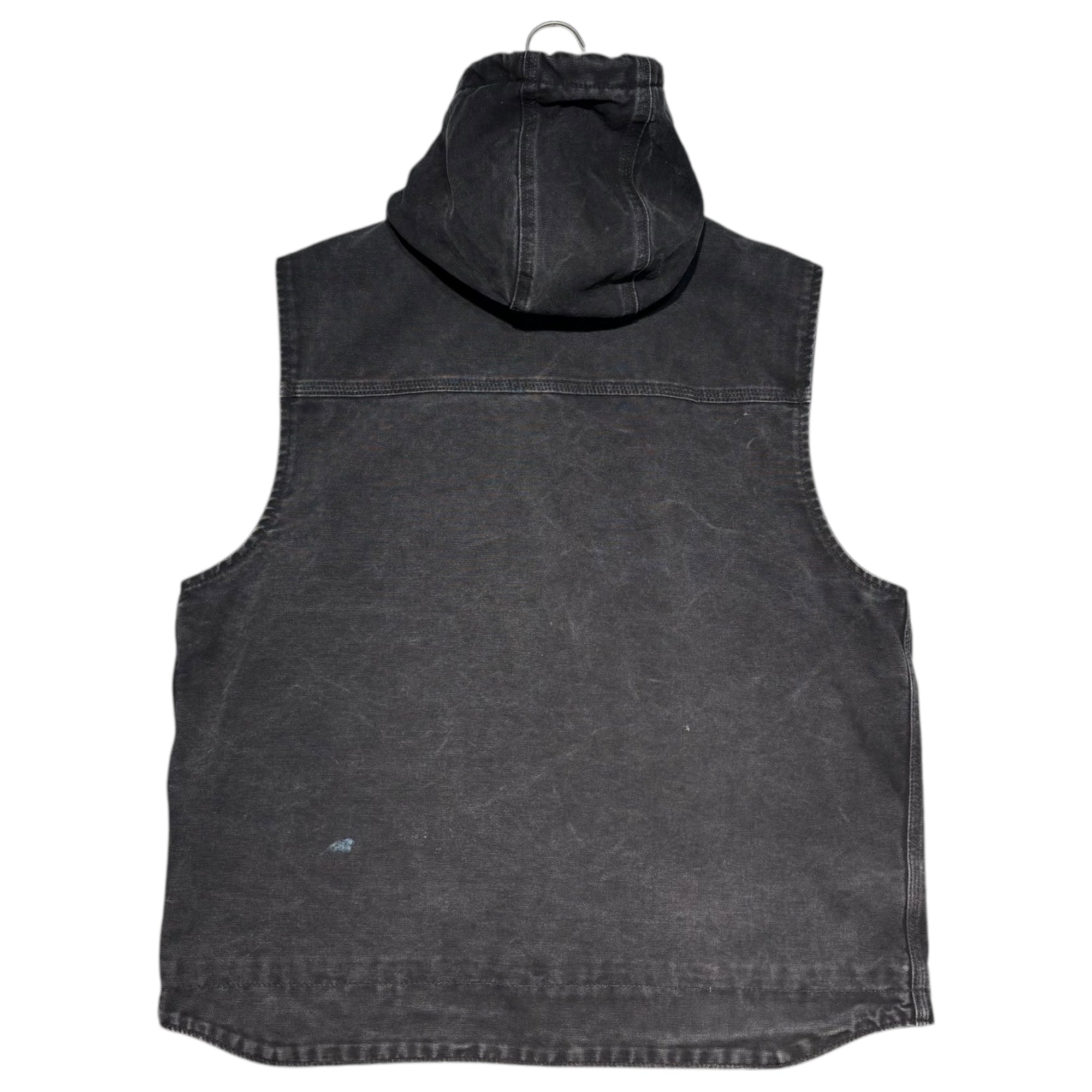 carhartt(カーハート) 00's Active Hoodie Vest アクティブ パーカー ベスト L ブラック フーデット ダック地