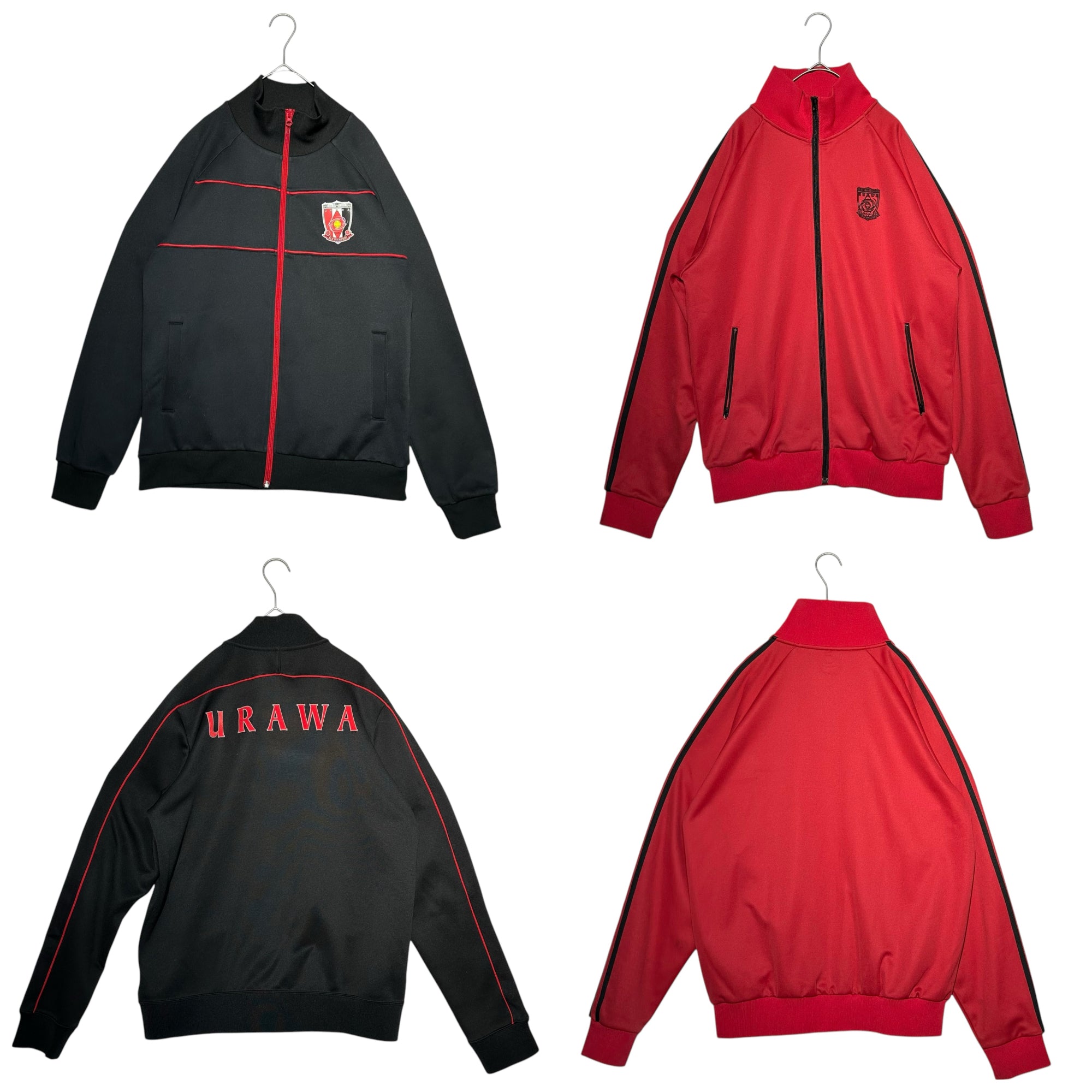 URAWA REDS(浦和レッドダイヤモンズ) 計12点 まとめ 練習着 3着 Tシャツ 3 ジャージ 3着 マフラー 3枚 レッド×ブラック サッカー Jリーグ ユニフォーム トラック ジャケット ゲーム シャツ