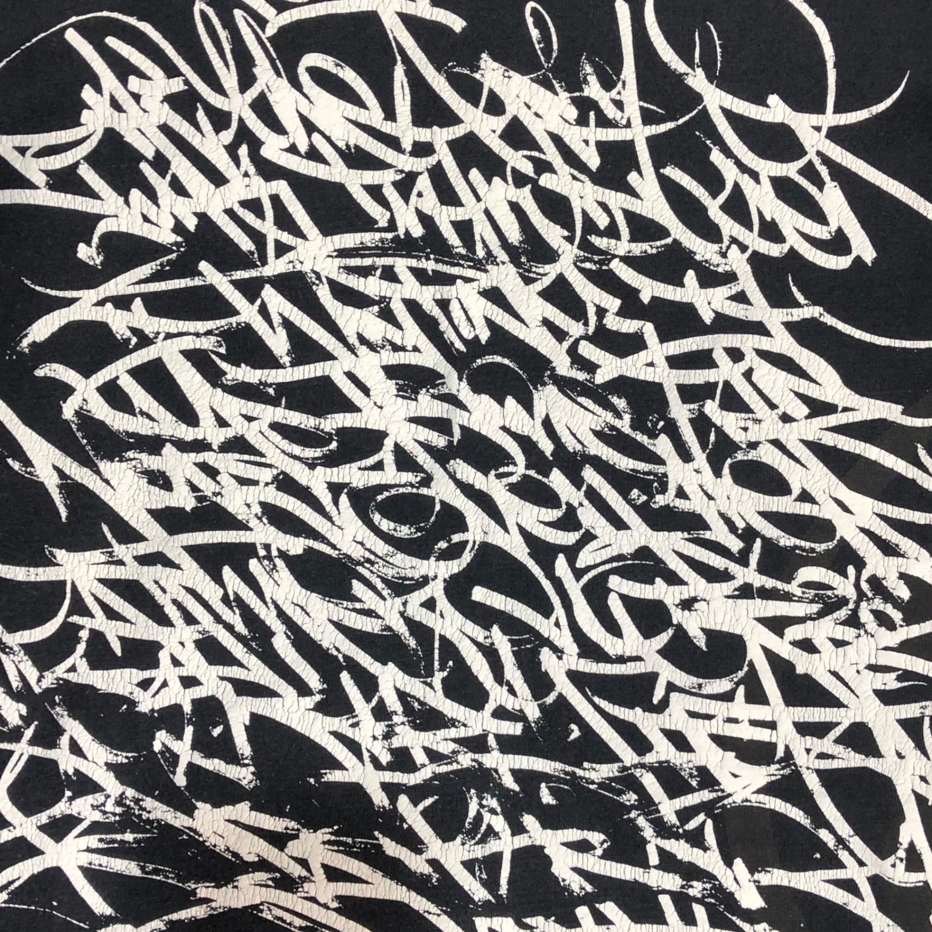 STUSSY(ステューシー) 90's~00's VINTAGE graffiti Tシャツ 落書き プリント 紺タグ M ブラック 90~00年代 OLD STUSSY